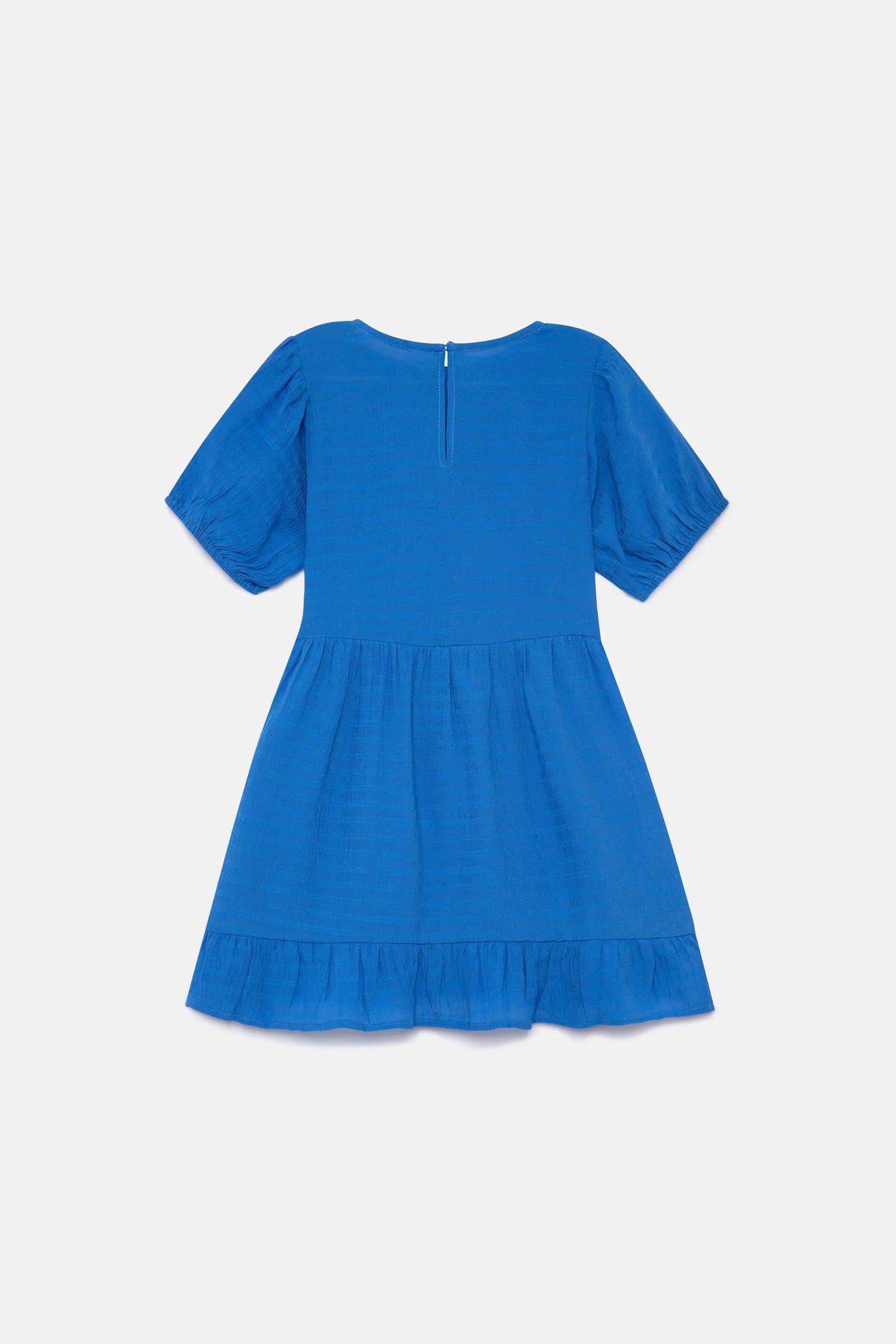 Vestido corto de niña azul