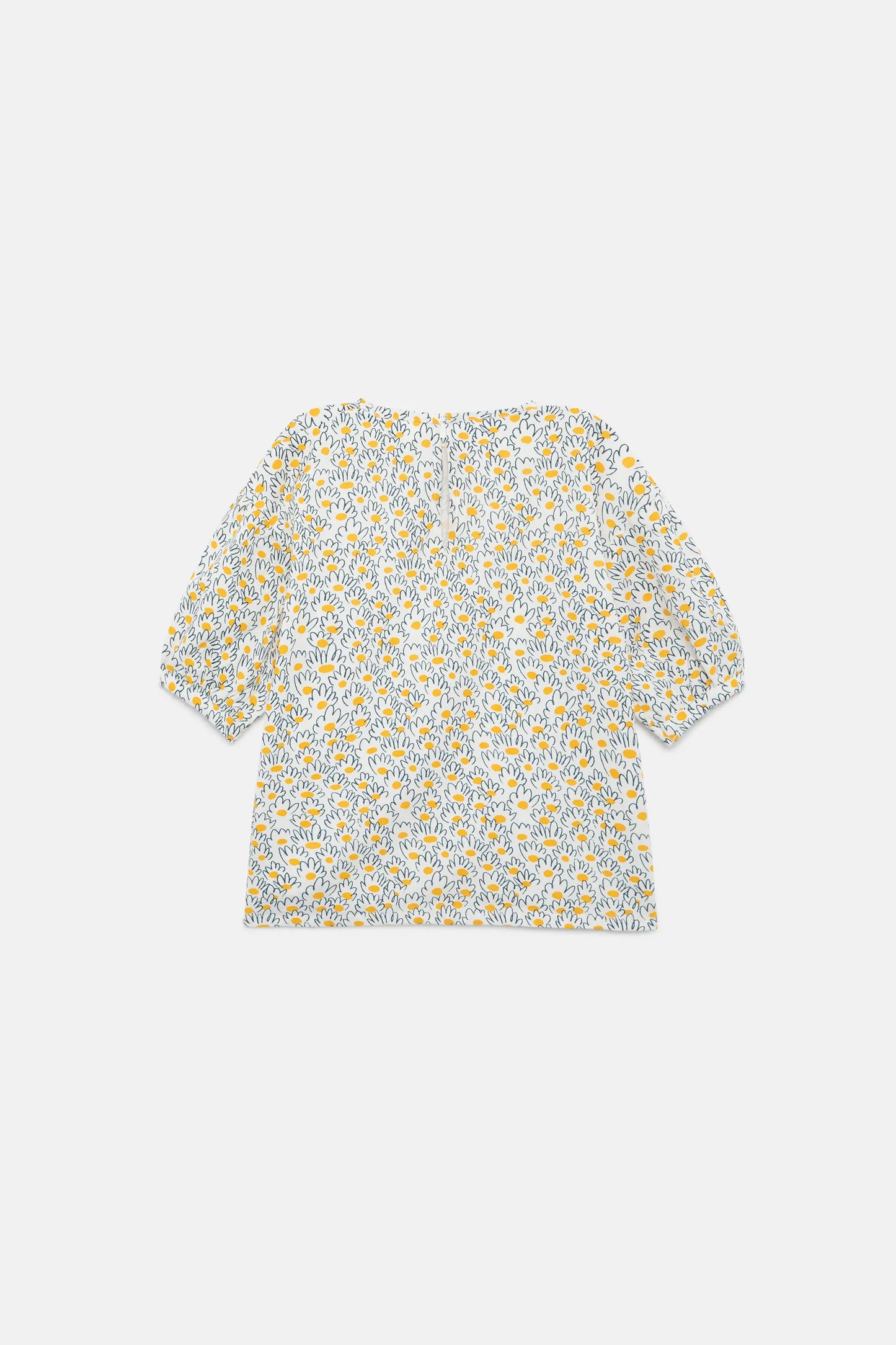 Top de niña jacquard de flores