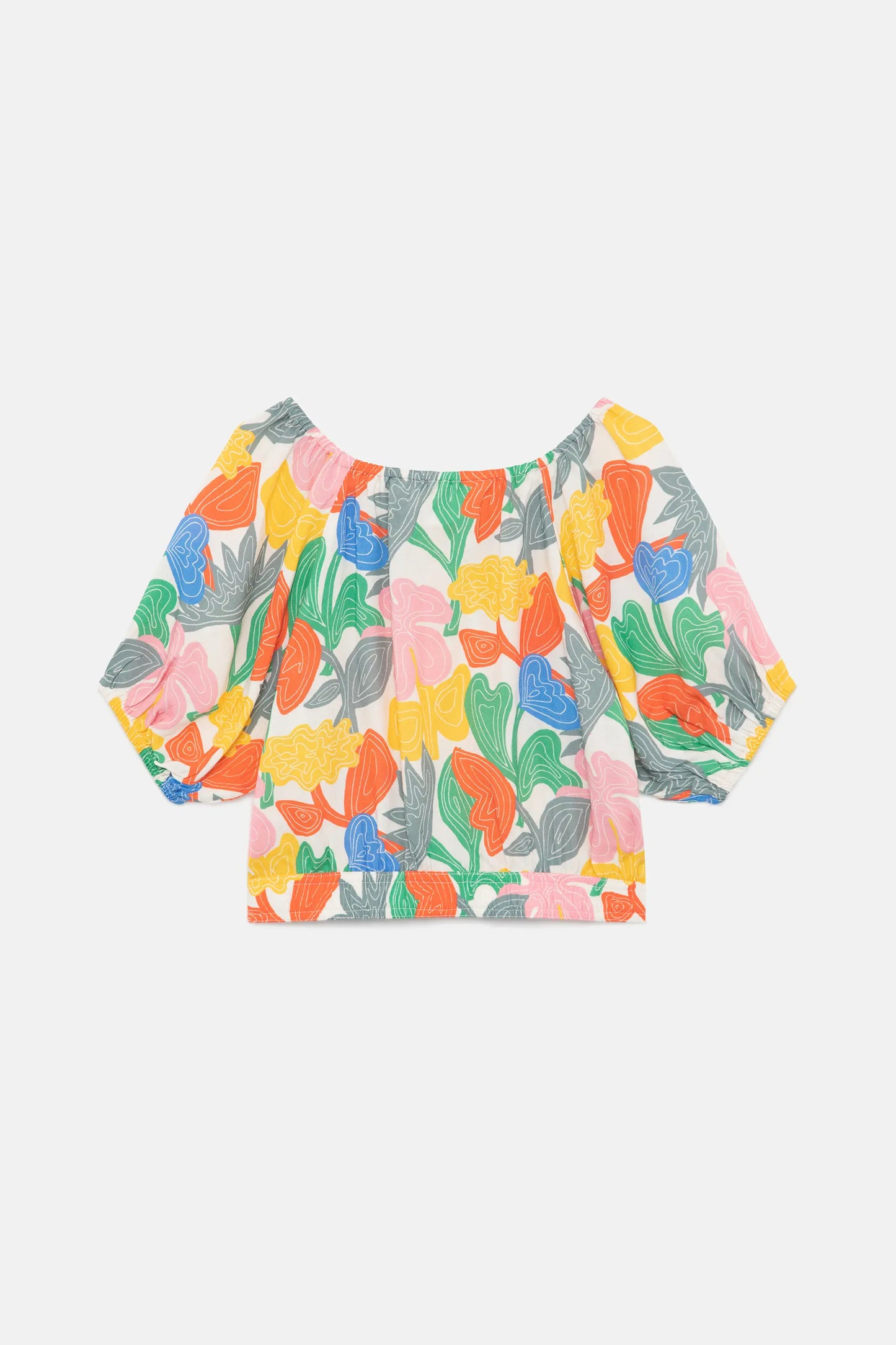 Florere Floral Girl's Crop Top