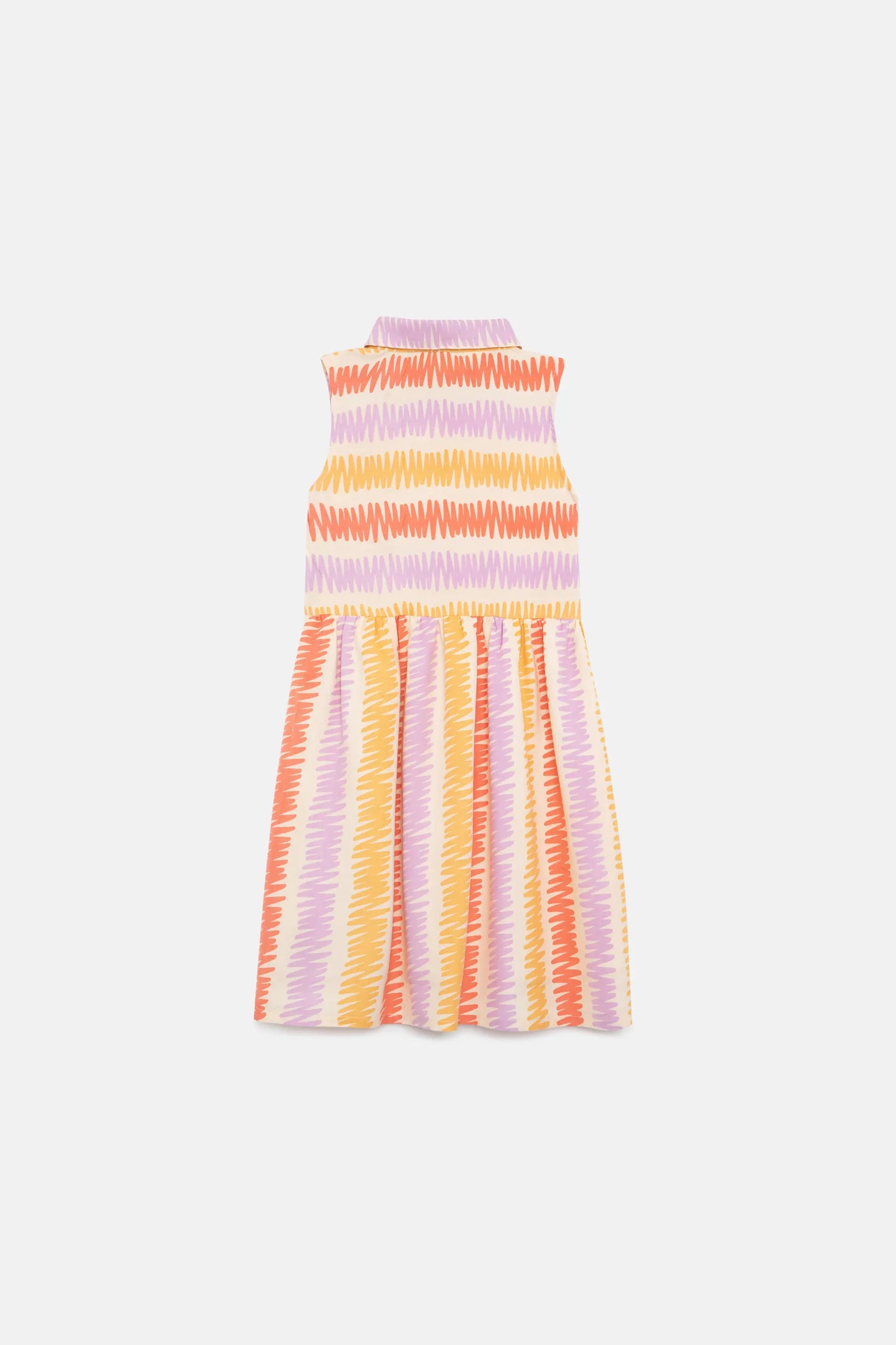 Striped girl's short dress Summer Vibes