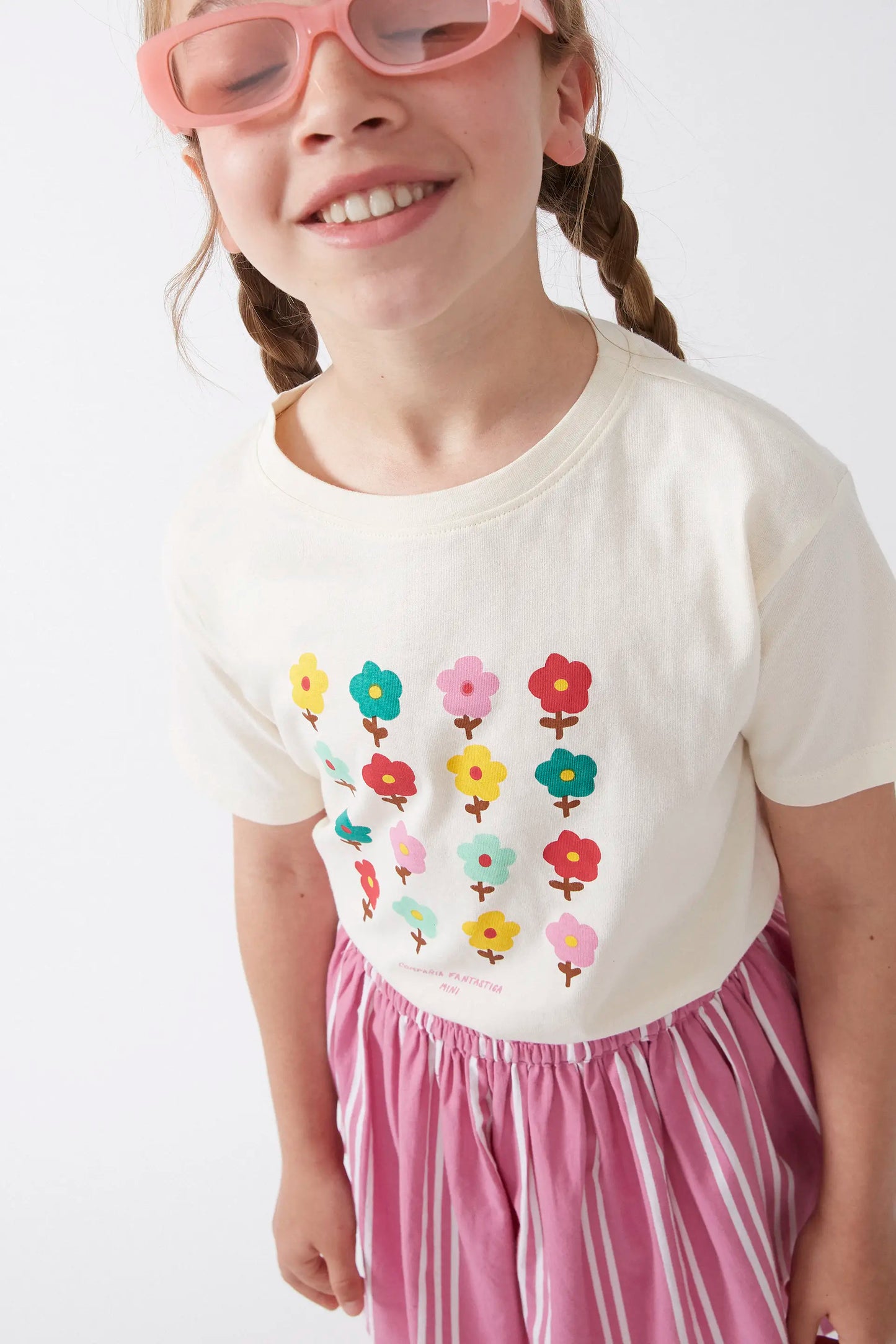 Camiseta unisex print floral