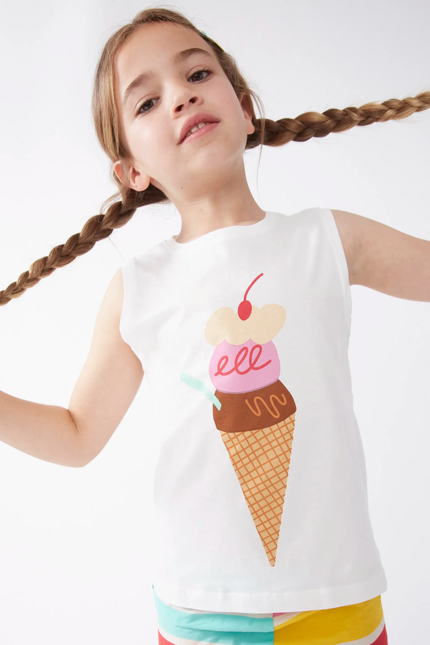 Camiseta unisex print de helado