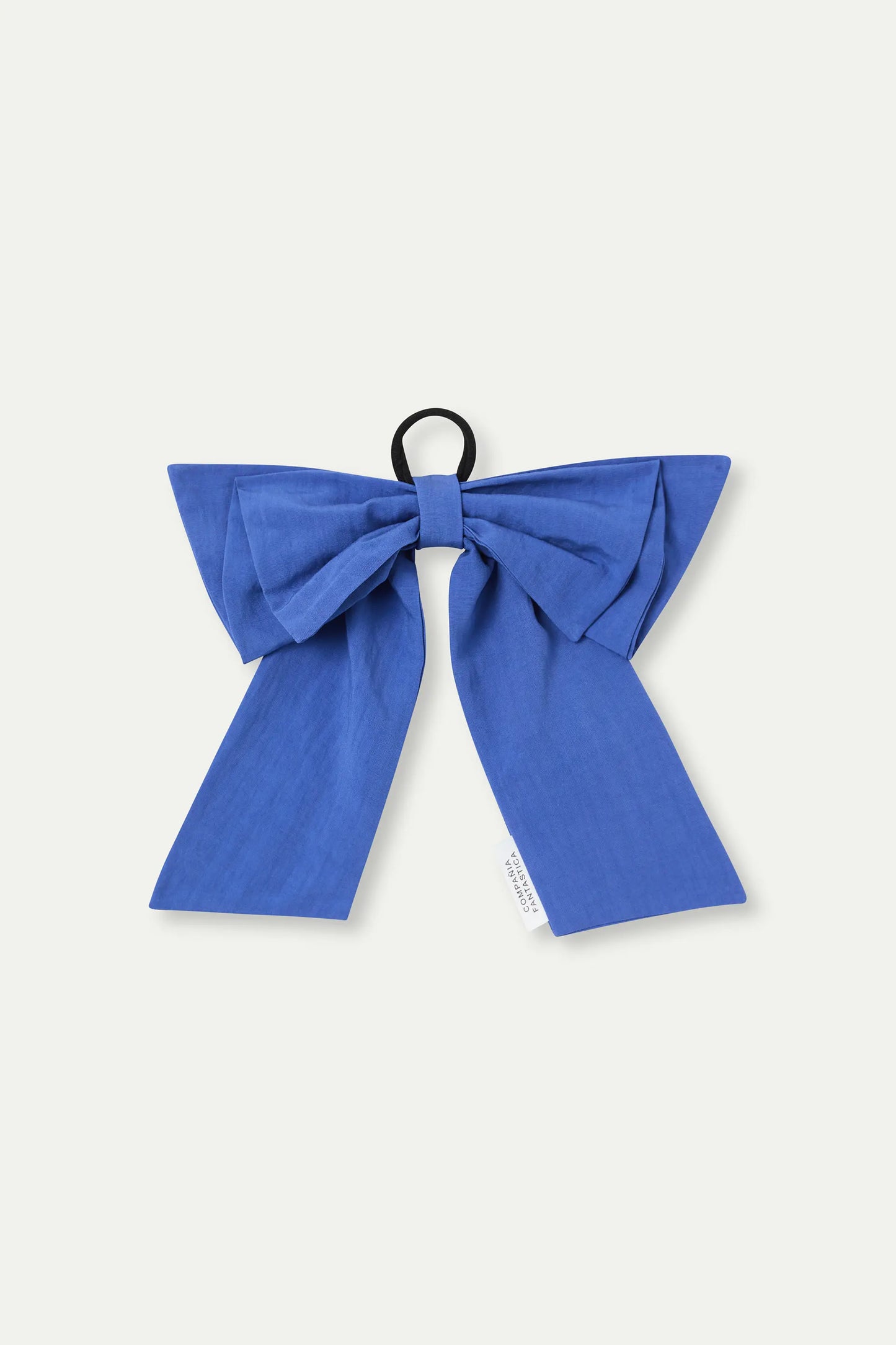 Scrunchie con fiocco blu