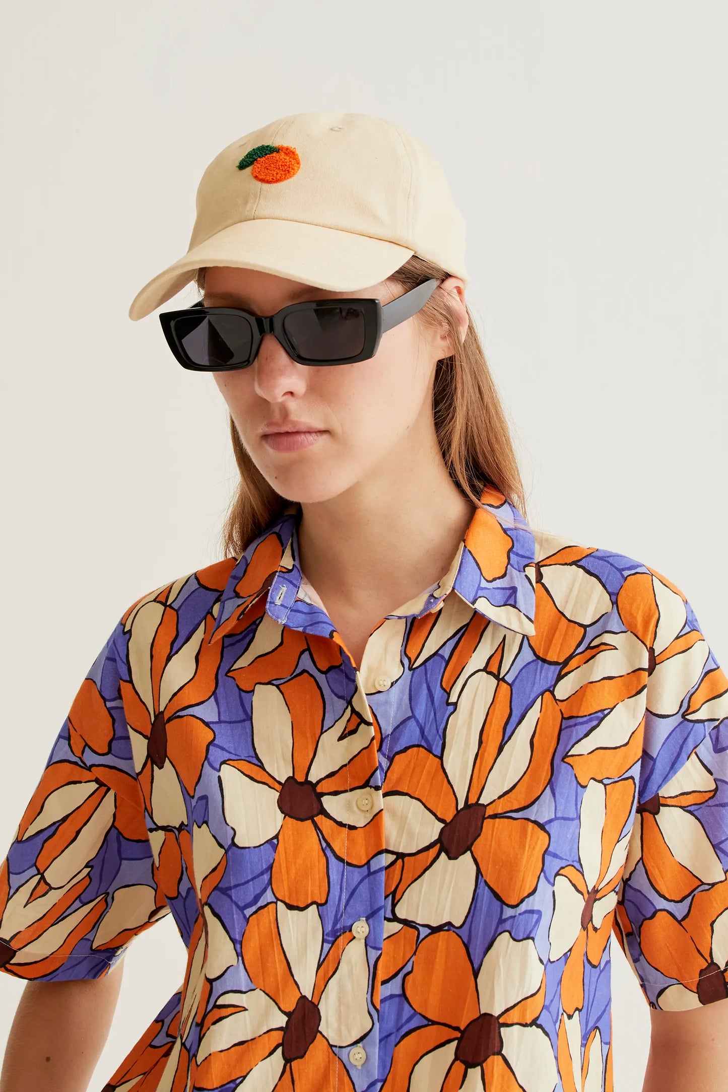 Camicia con stampa calendula