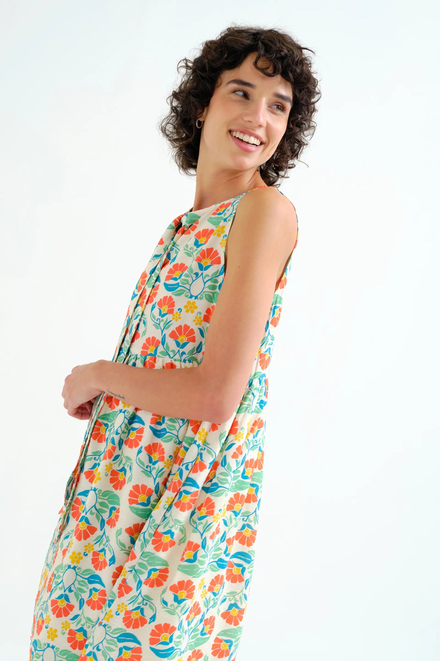 Small Royal print short dress