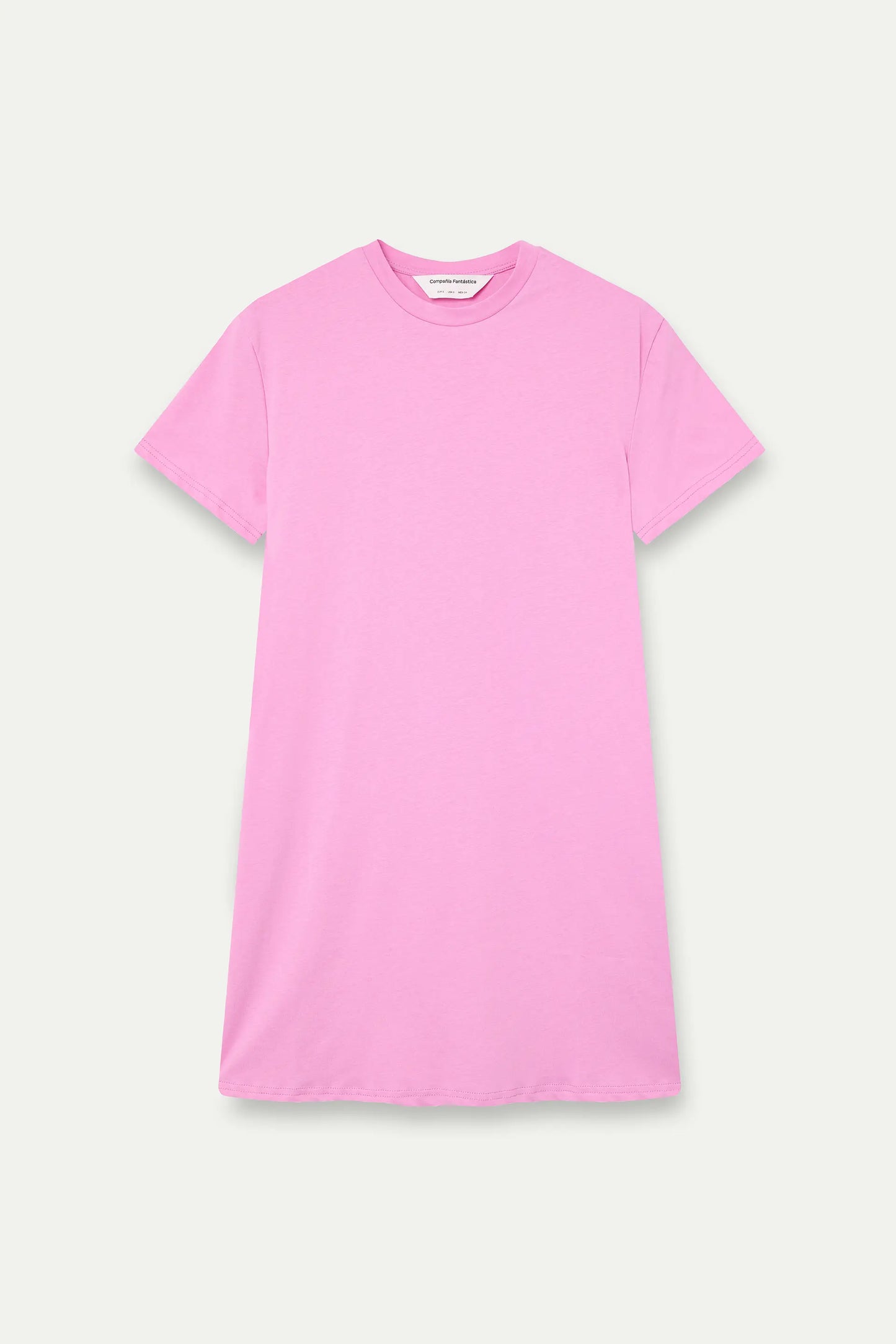 Pink 100% cotton short dress