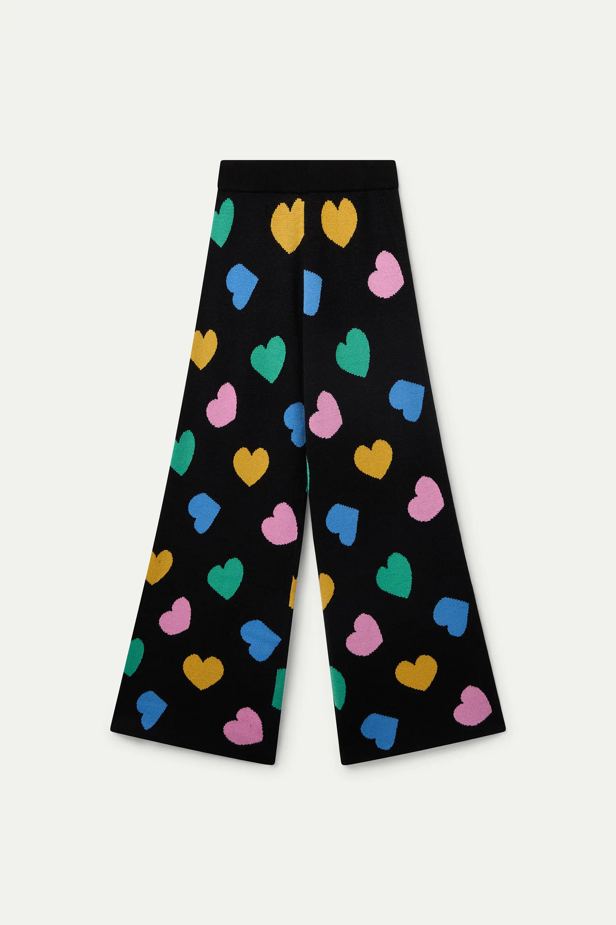 Pantalone in maglia con stampa Candy