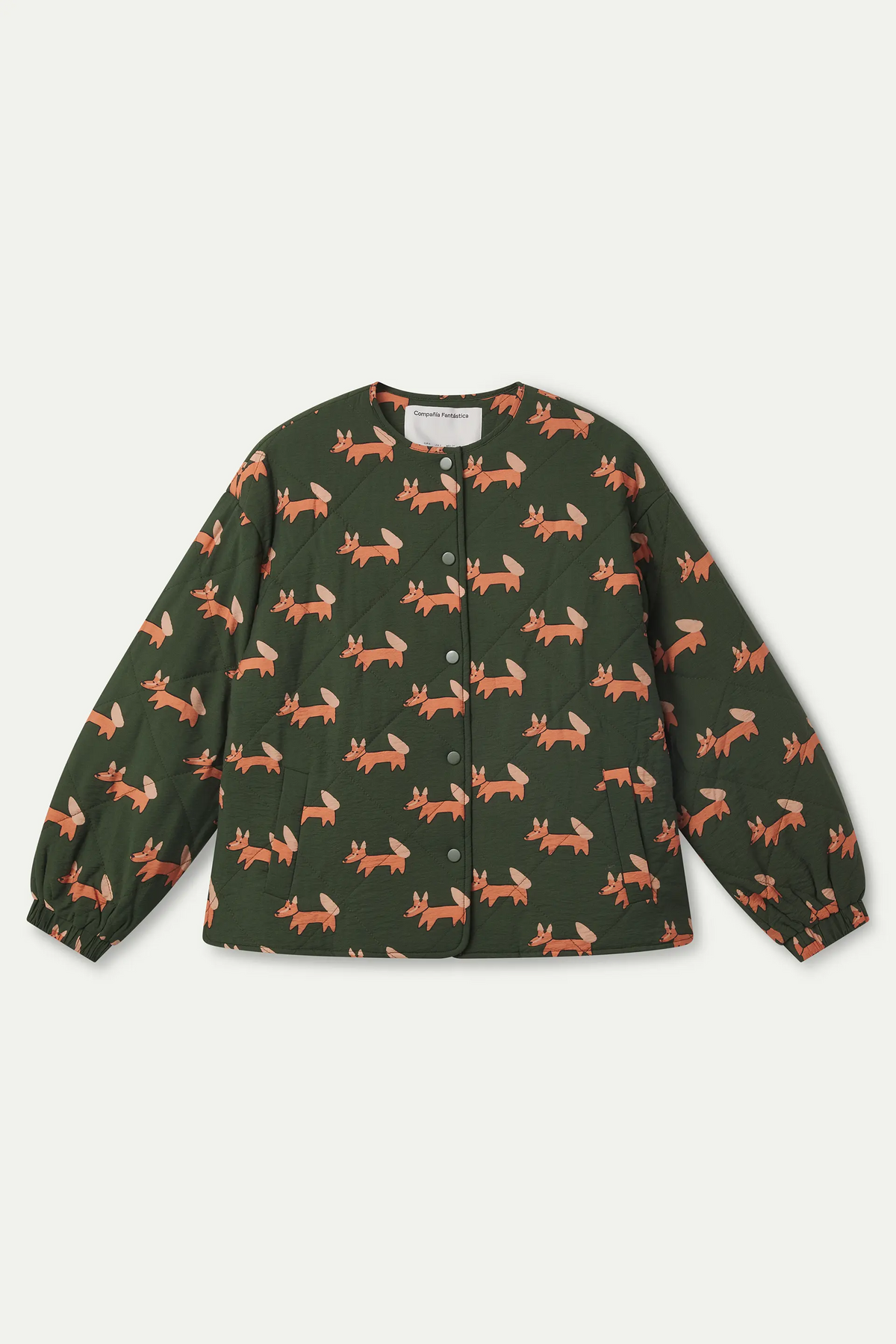 Chaqueta acolchada con estampado Volpe