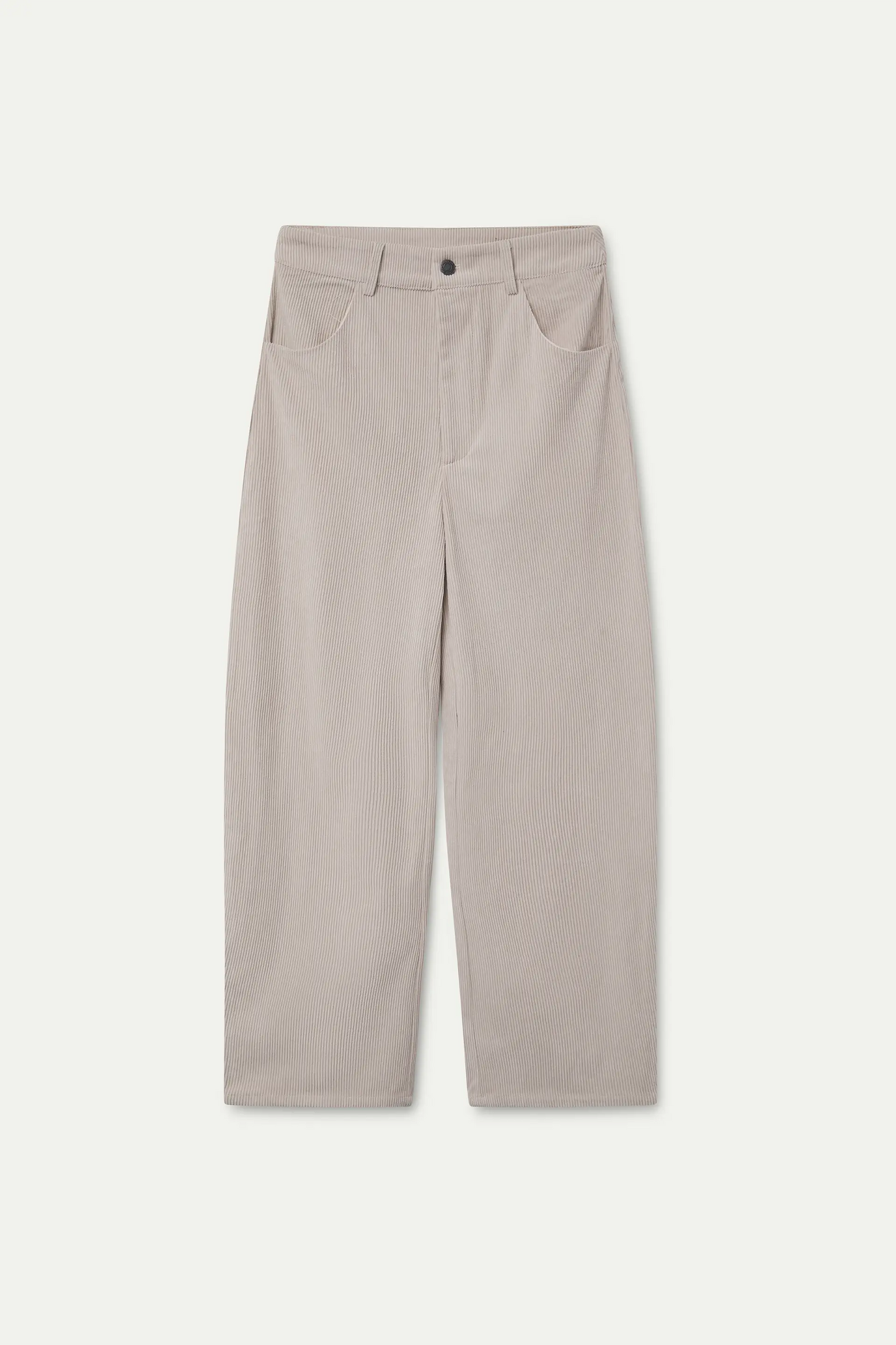 Pantalón de pana blanco crudo