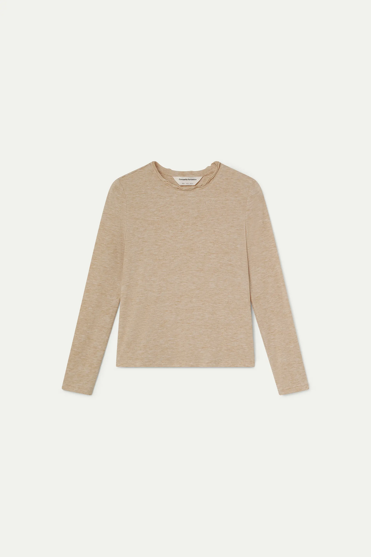 T-shirt basica beige