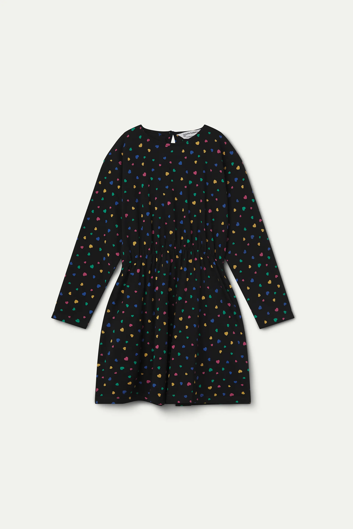 Vestido corto de niña 100% algodón con estampado Candy