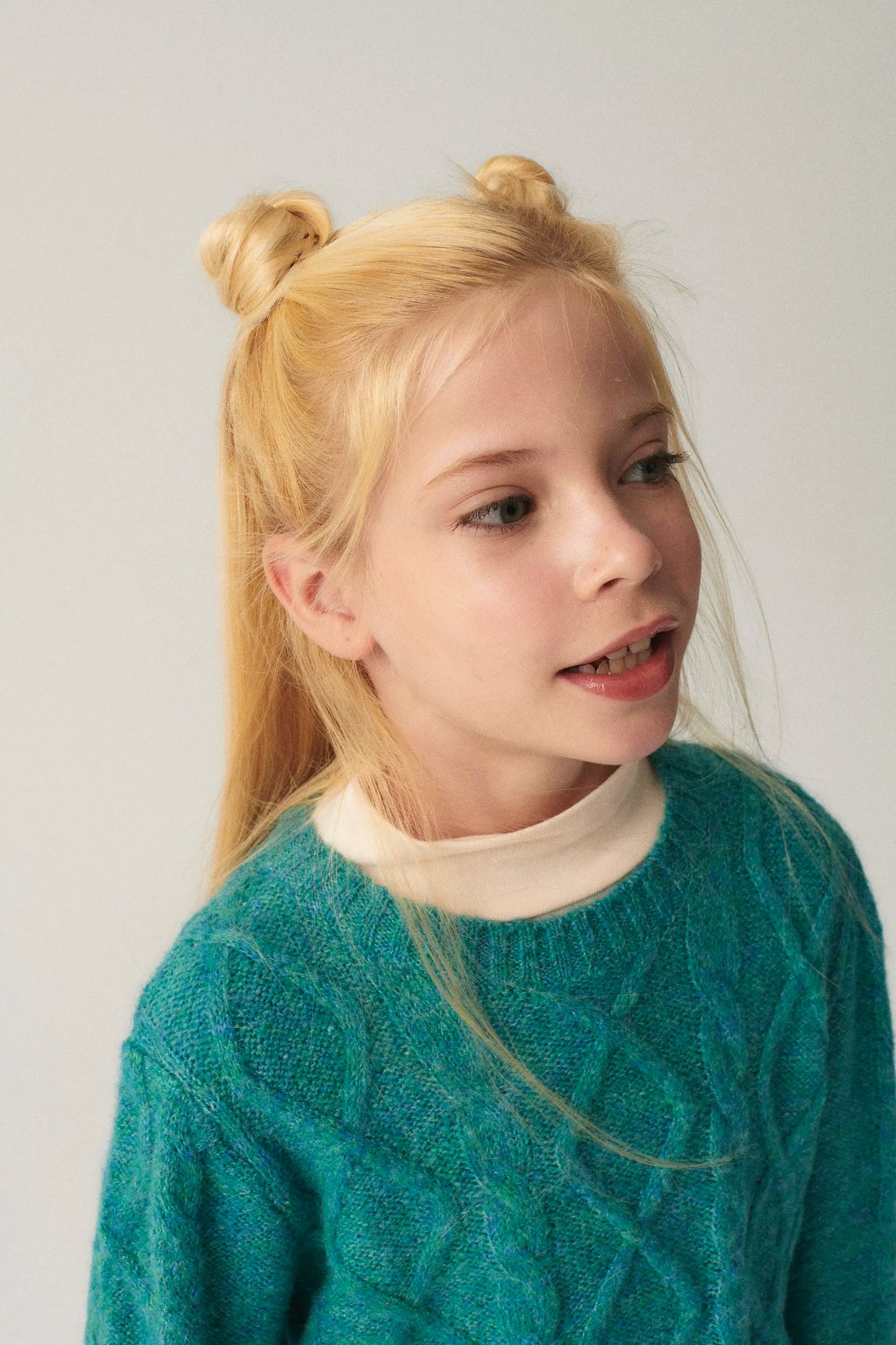 Unisex blue aranes sweater