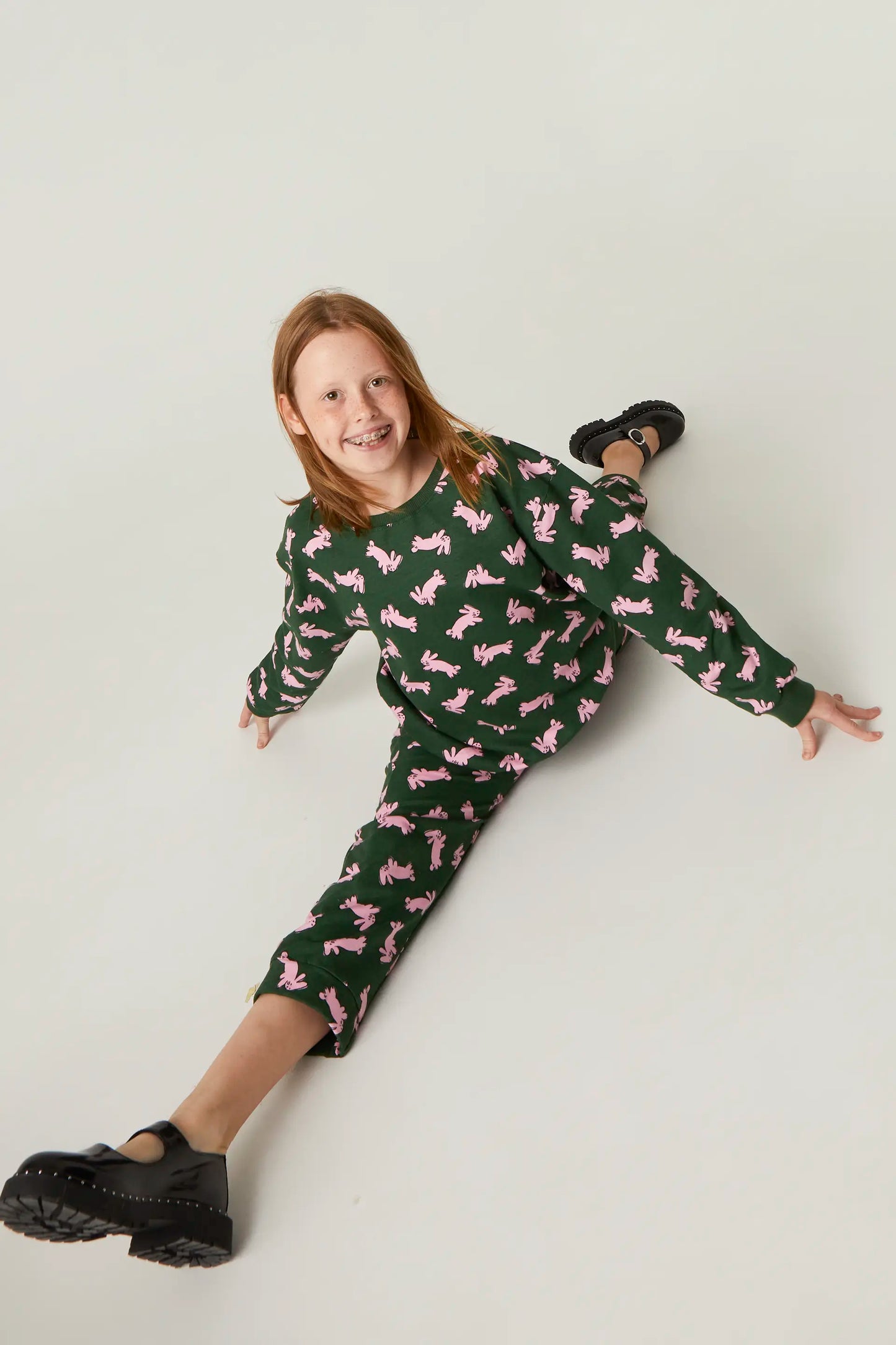Sudadera unisex de felpa con estampado de conejos