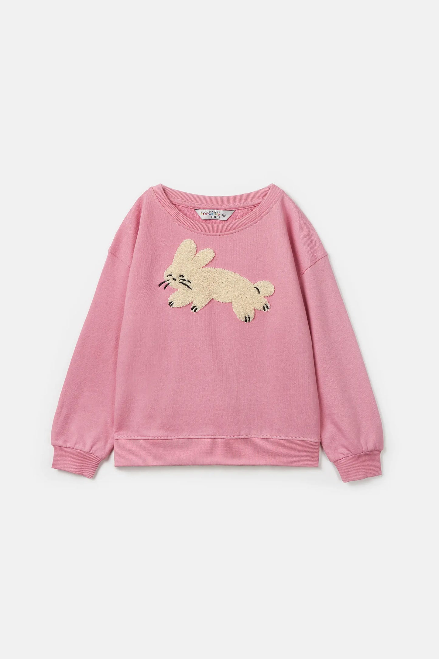Sudadera unisex de felpa con gráfica de conejo