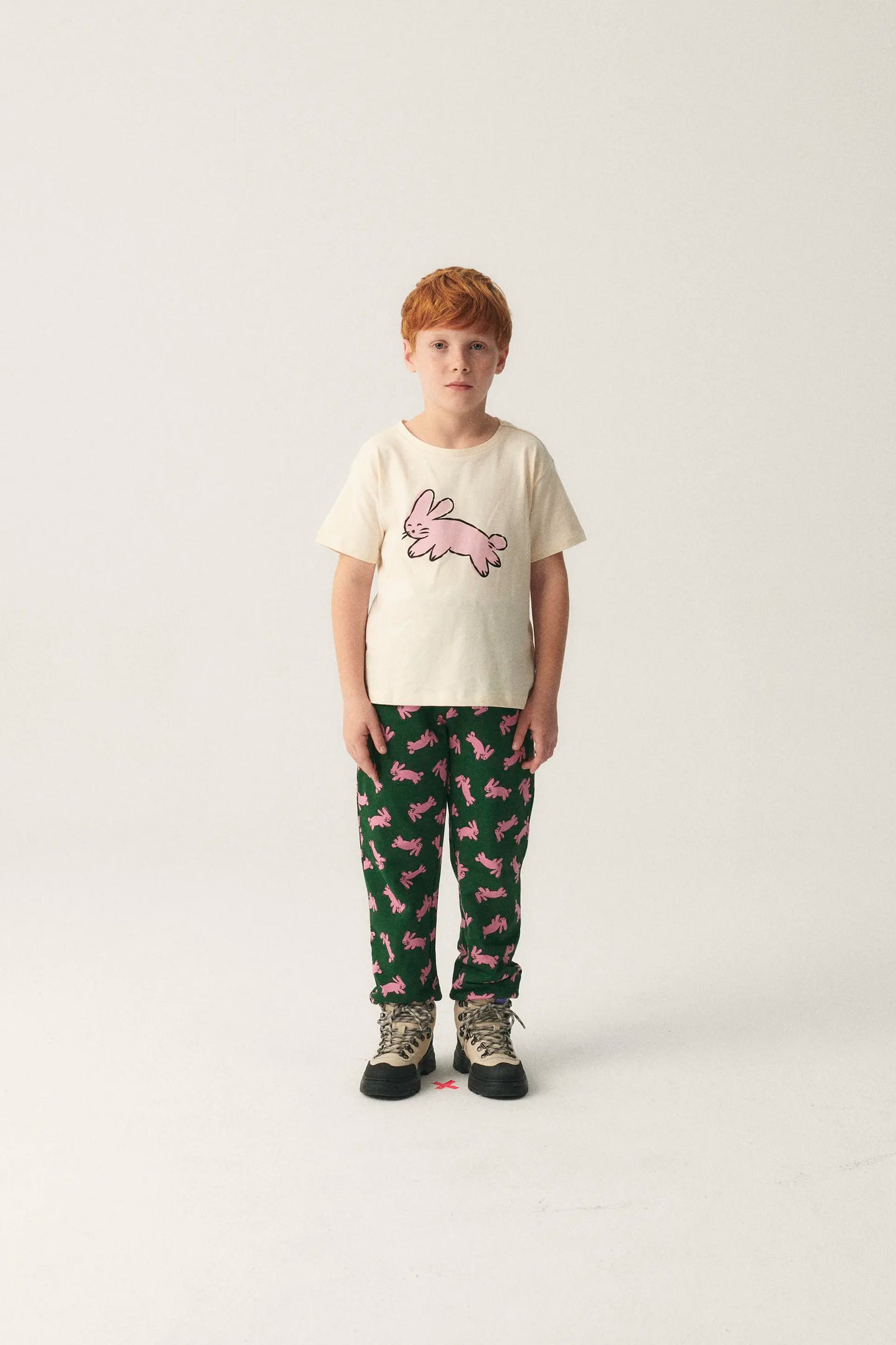 Joggers unisex con stampa di coniglio