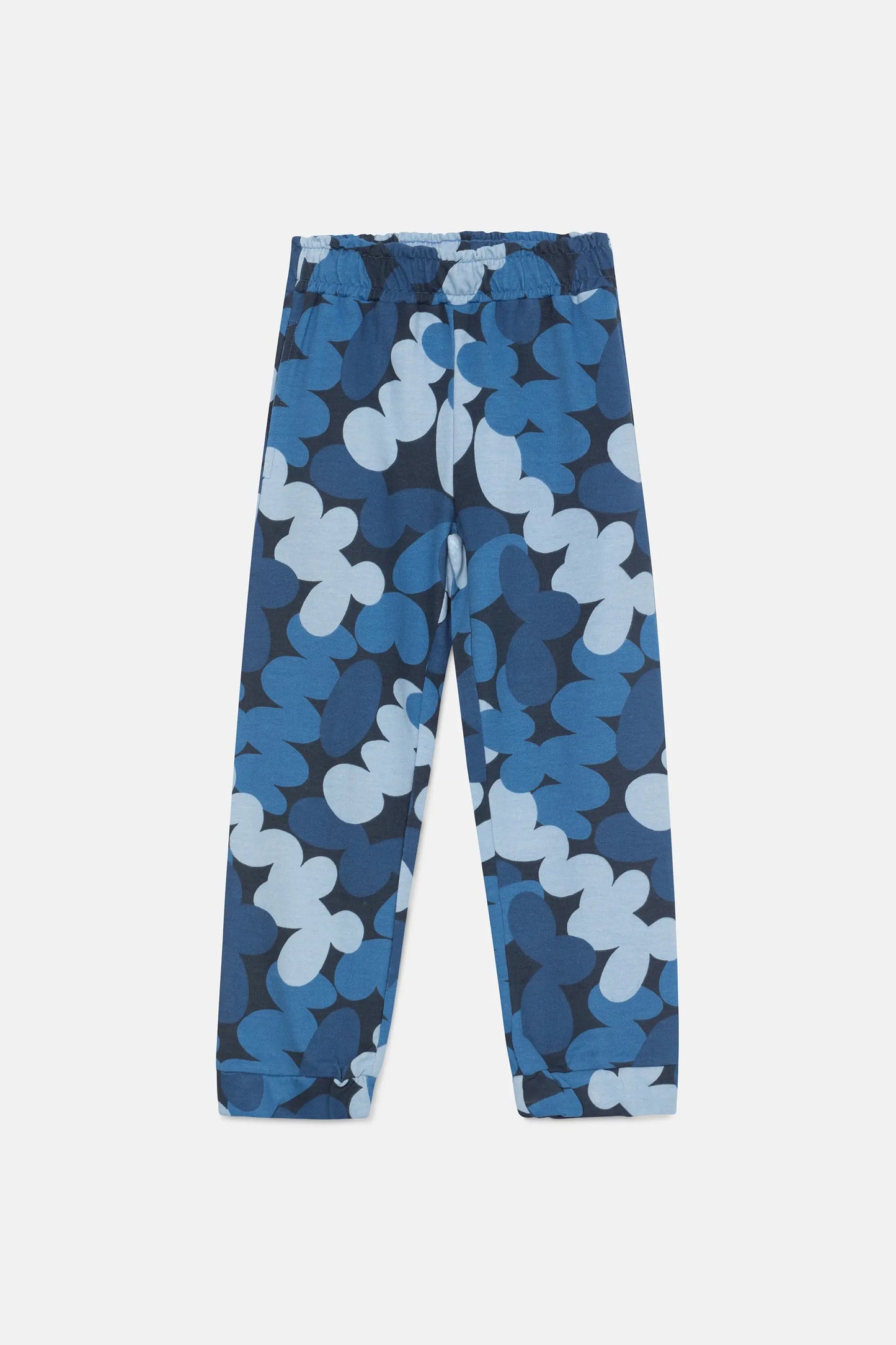 Joggers unisex con stampa astratta blu