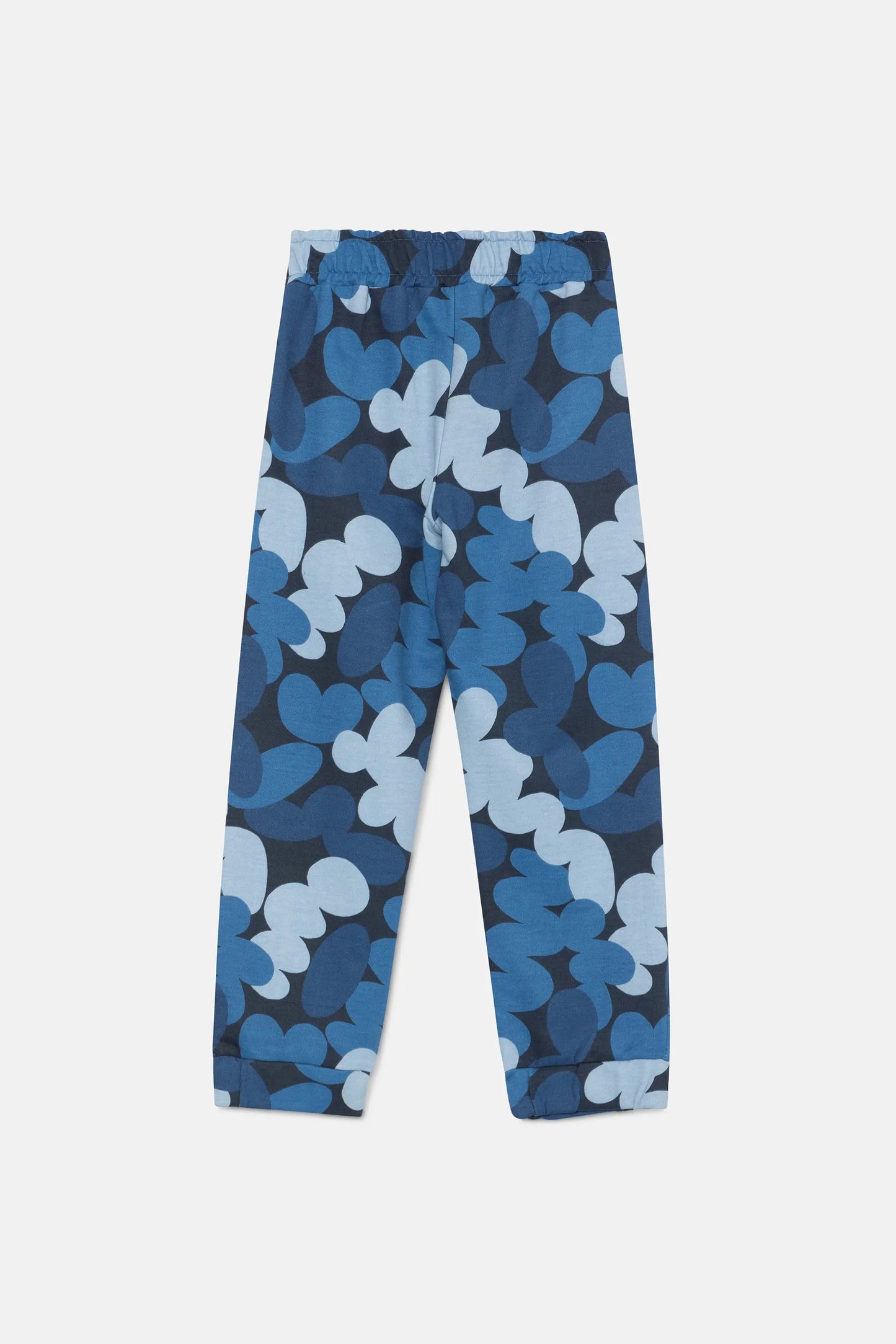 Joggers unisex con stampa astratta blu