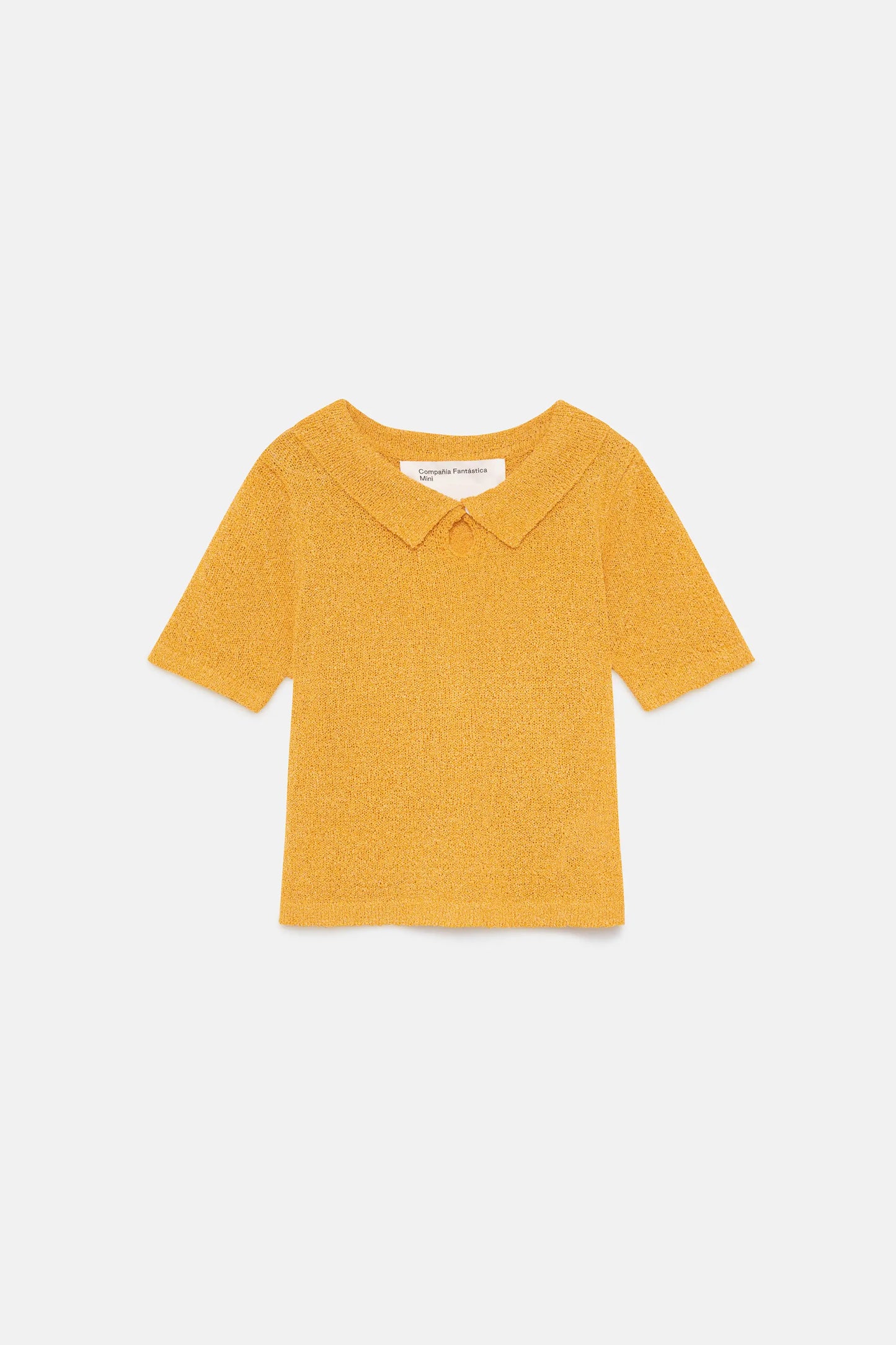 Maglia dolcevita gialla da bambina