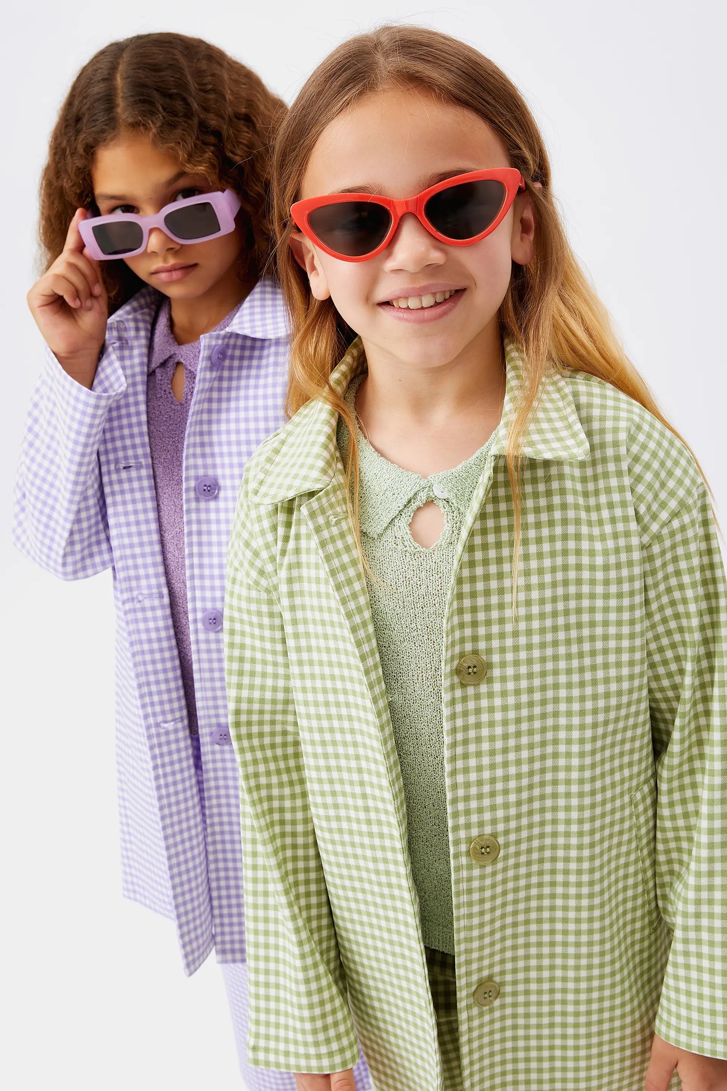 Maglia dolcevita lilla da bambina