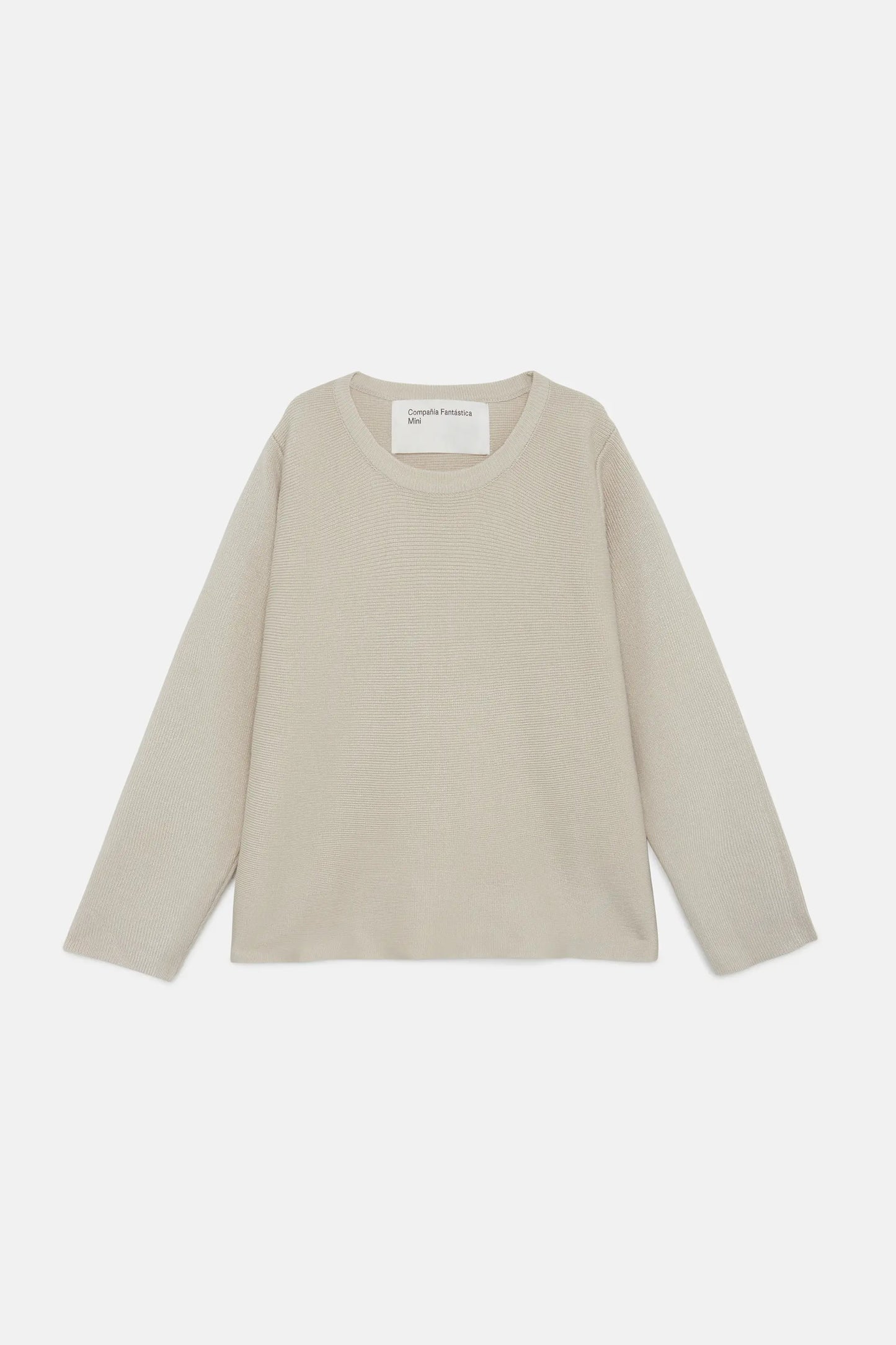 Maglia svasata bianca da bambina