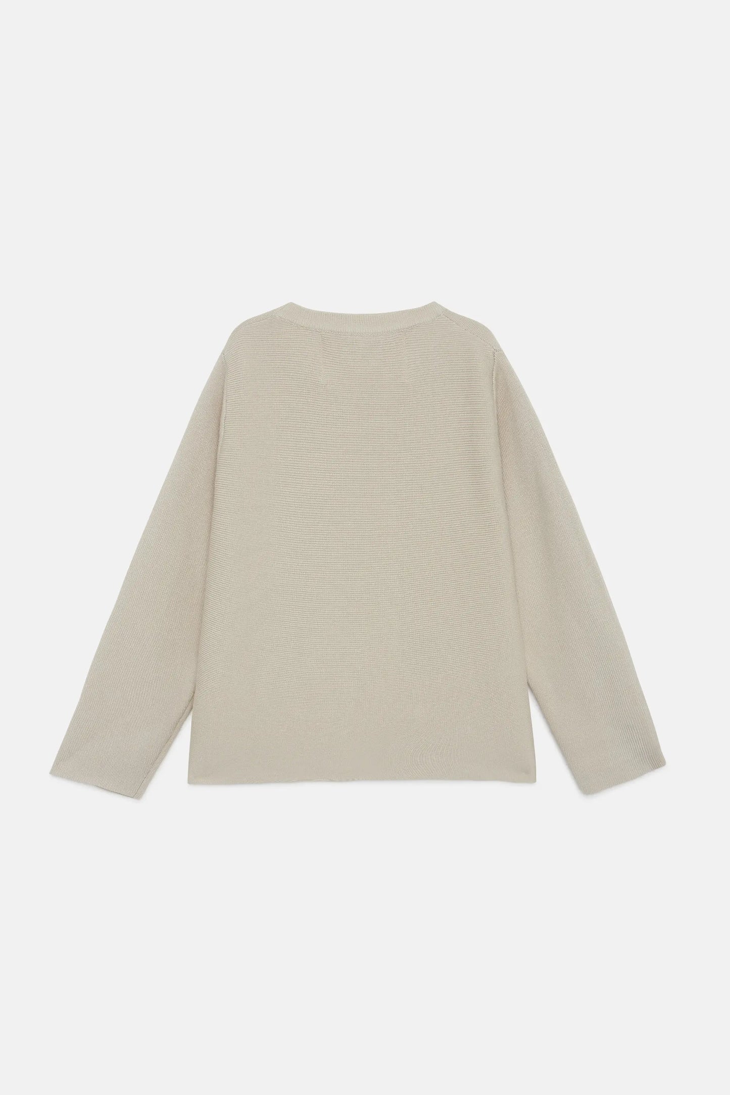 Maglia svasata bianca da bambina