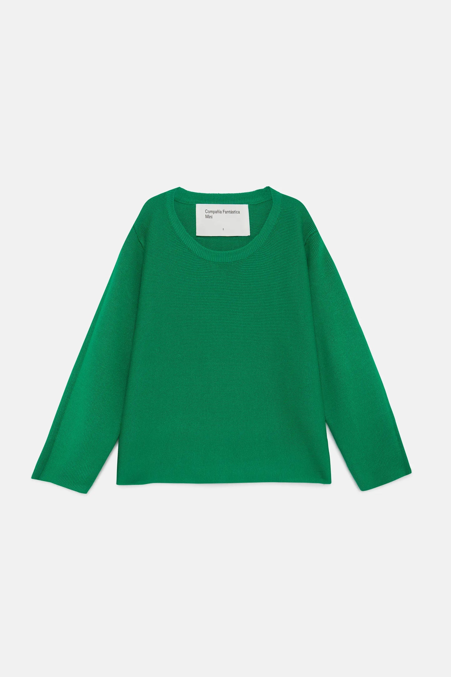 Jersey de niña evasé verde