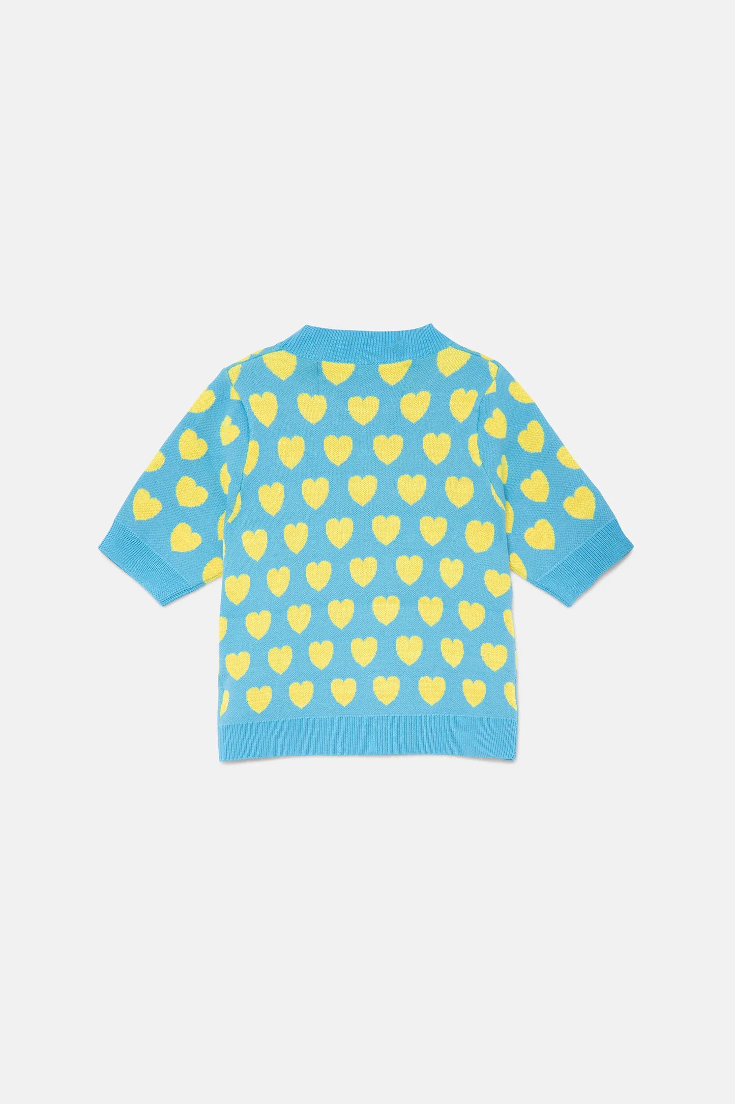 Girl's heart print sweater