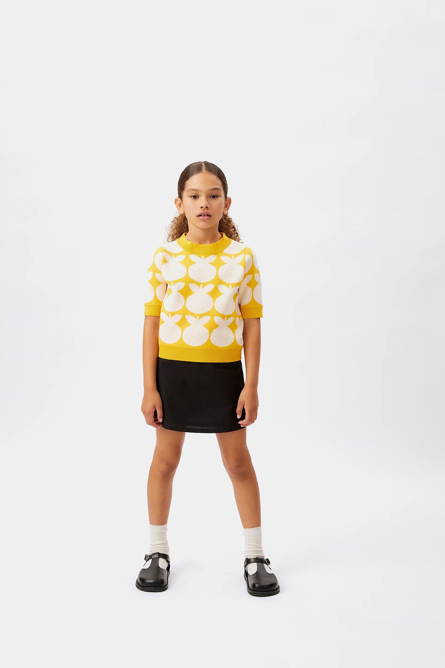 Jersey de niña estampado de frutas