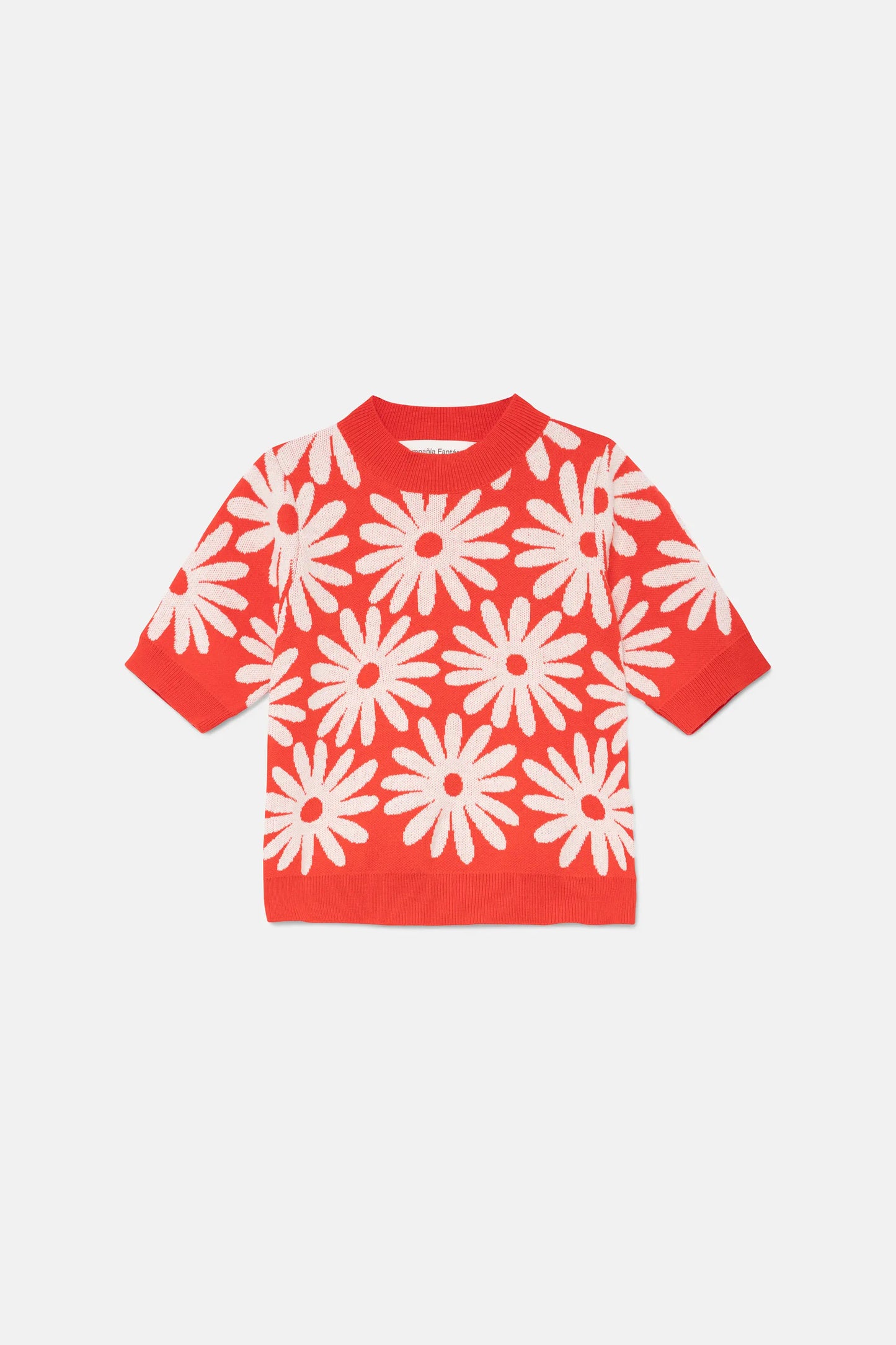 Maglia da bambina con stampa floreale