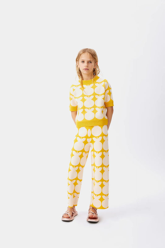 Pantalón de niña estampado de frutas