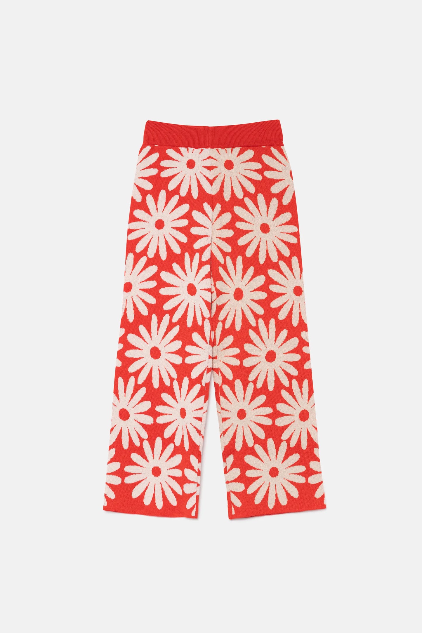 Pantalón de niña estampado de flores