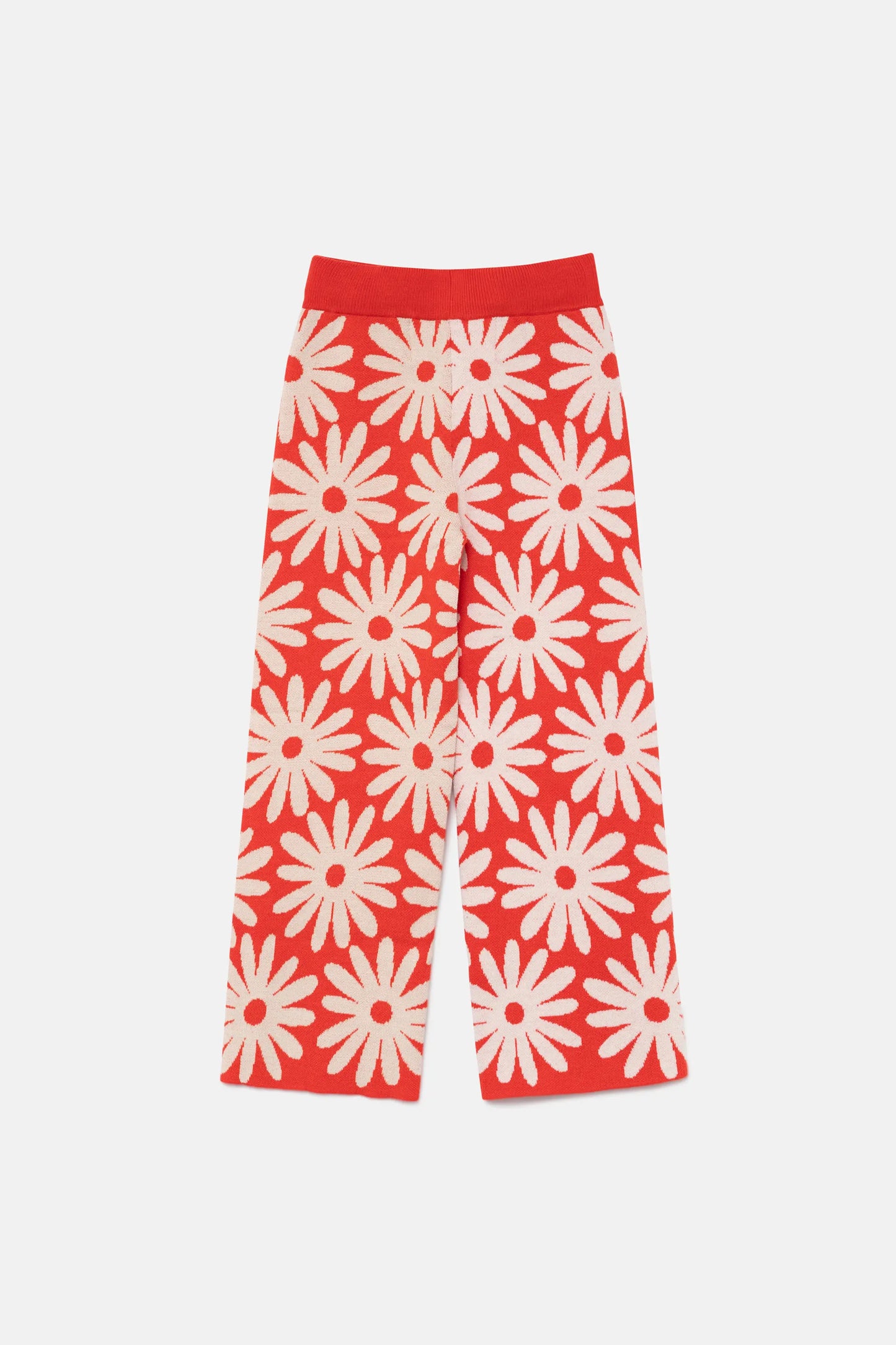 Pantalón de niña estampado de flores