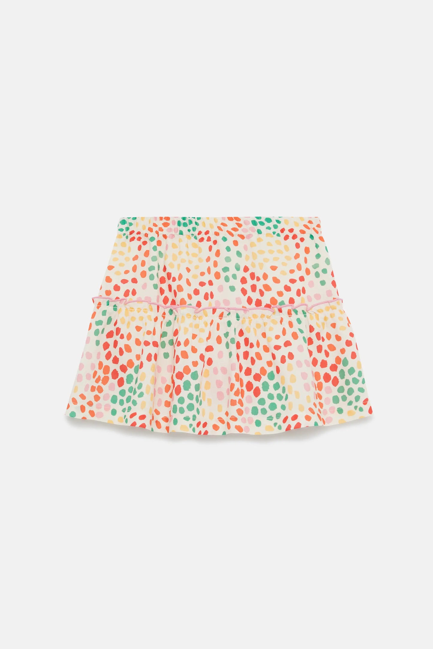 Macula polka dot girl's short skirt