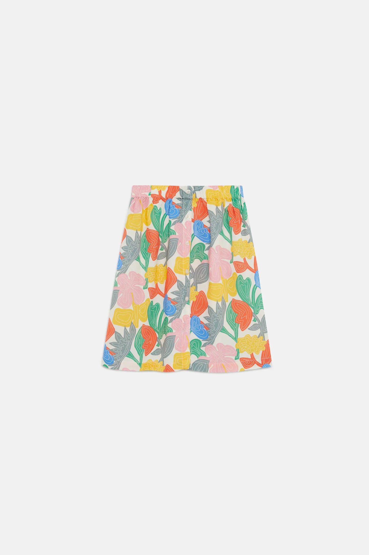 Gonna midi da bambina Florere floreale