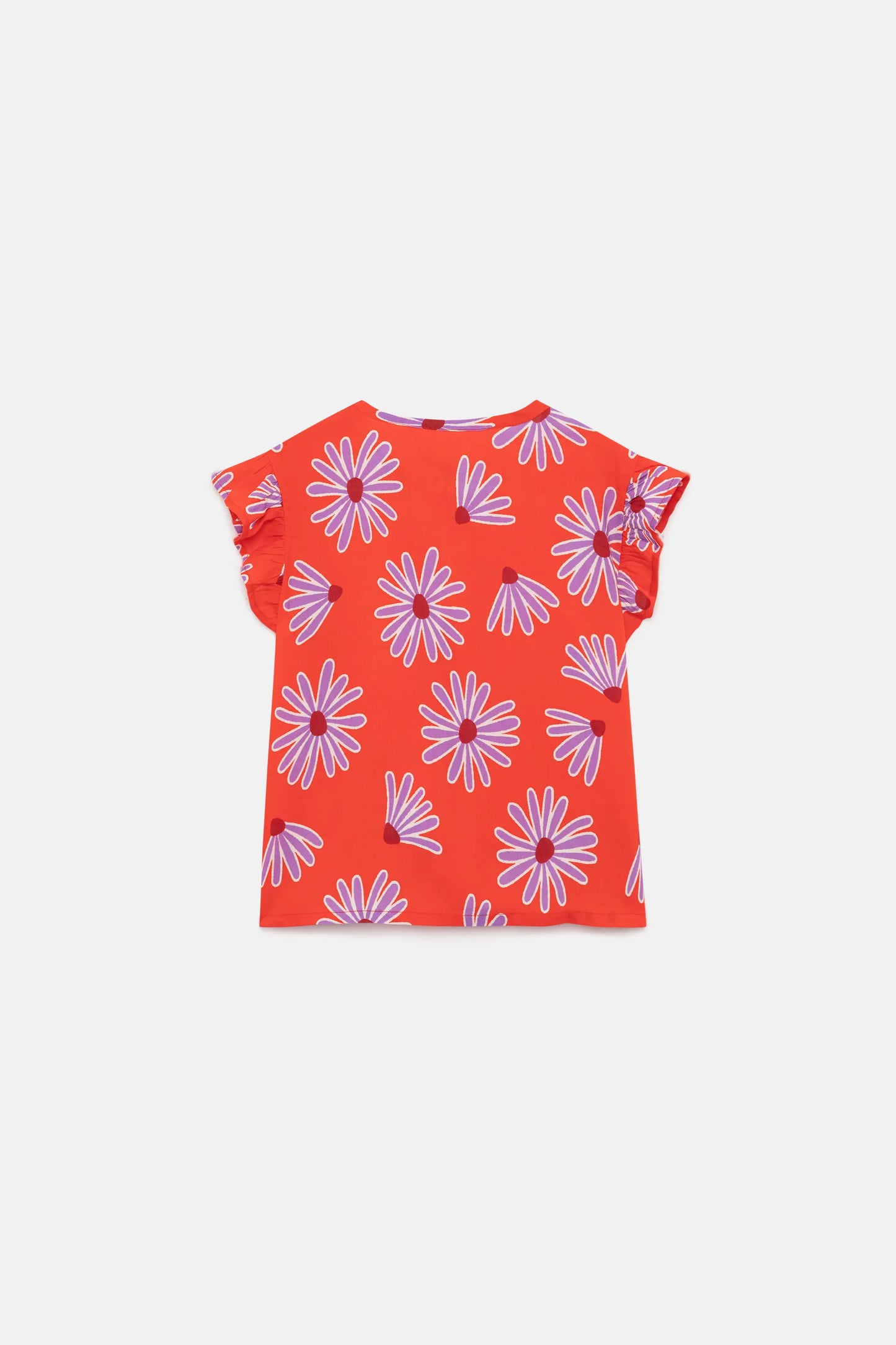 Top da ragazza in viscosa Bellis floreale LENZING™ ECOVERO™