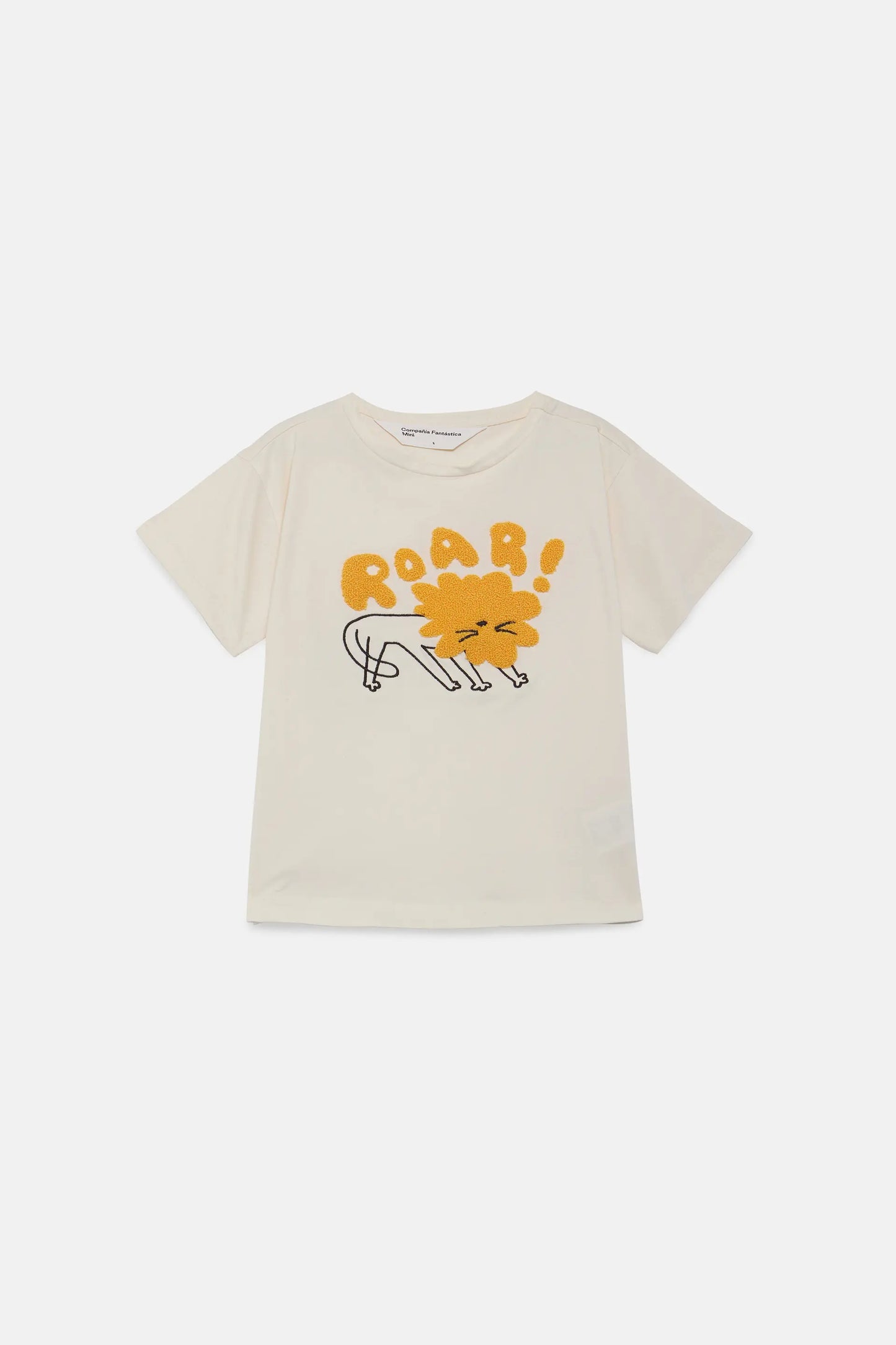 White animal print unisex t-shirt