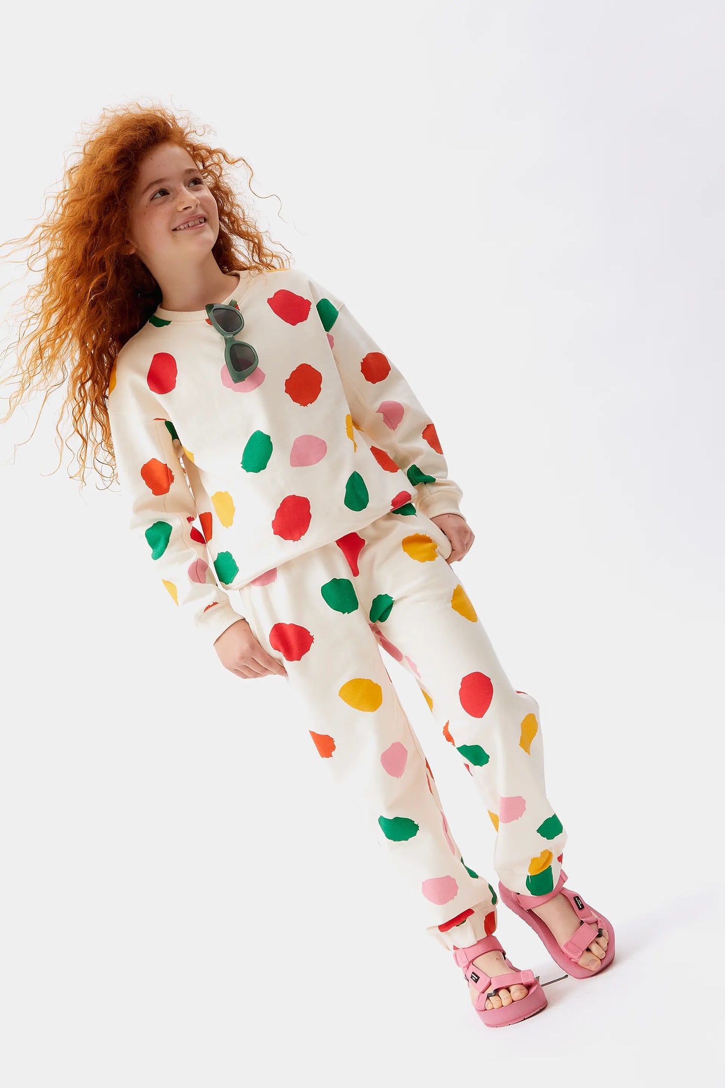 Felpa unisex a pois di Macula