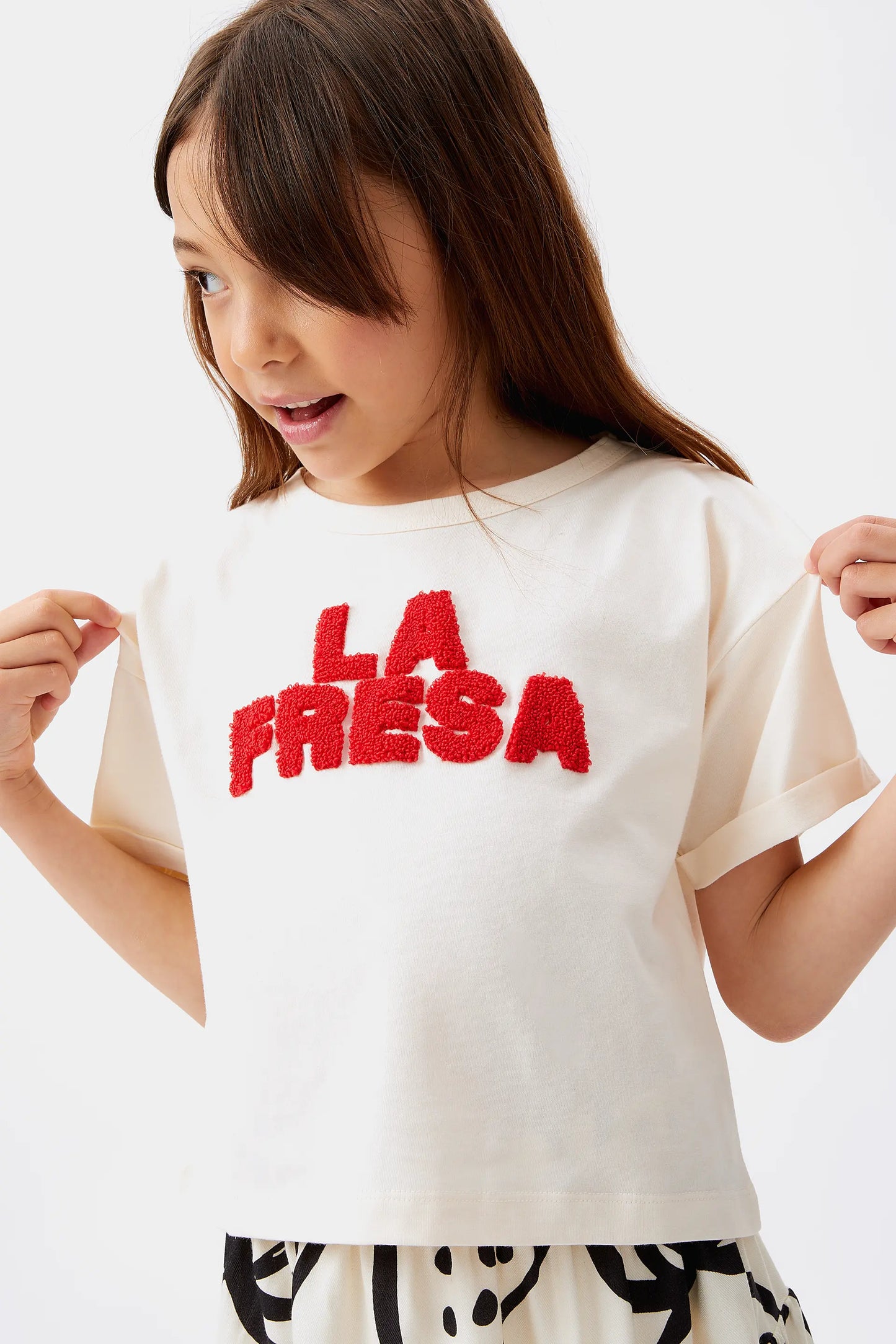 T-shirt unisex con fragola bianca