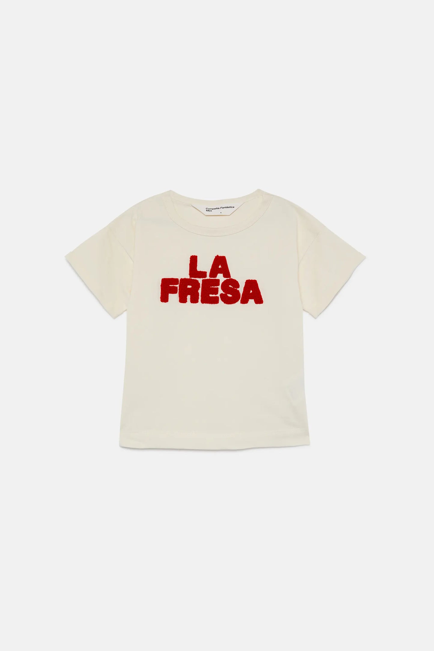 T-shirt unisex con fragola bianca