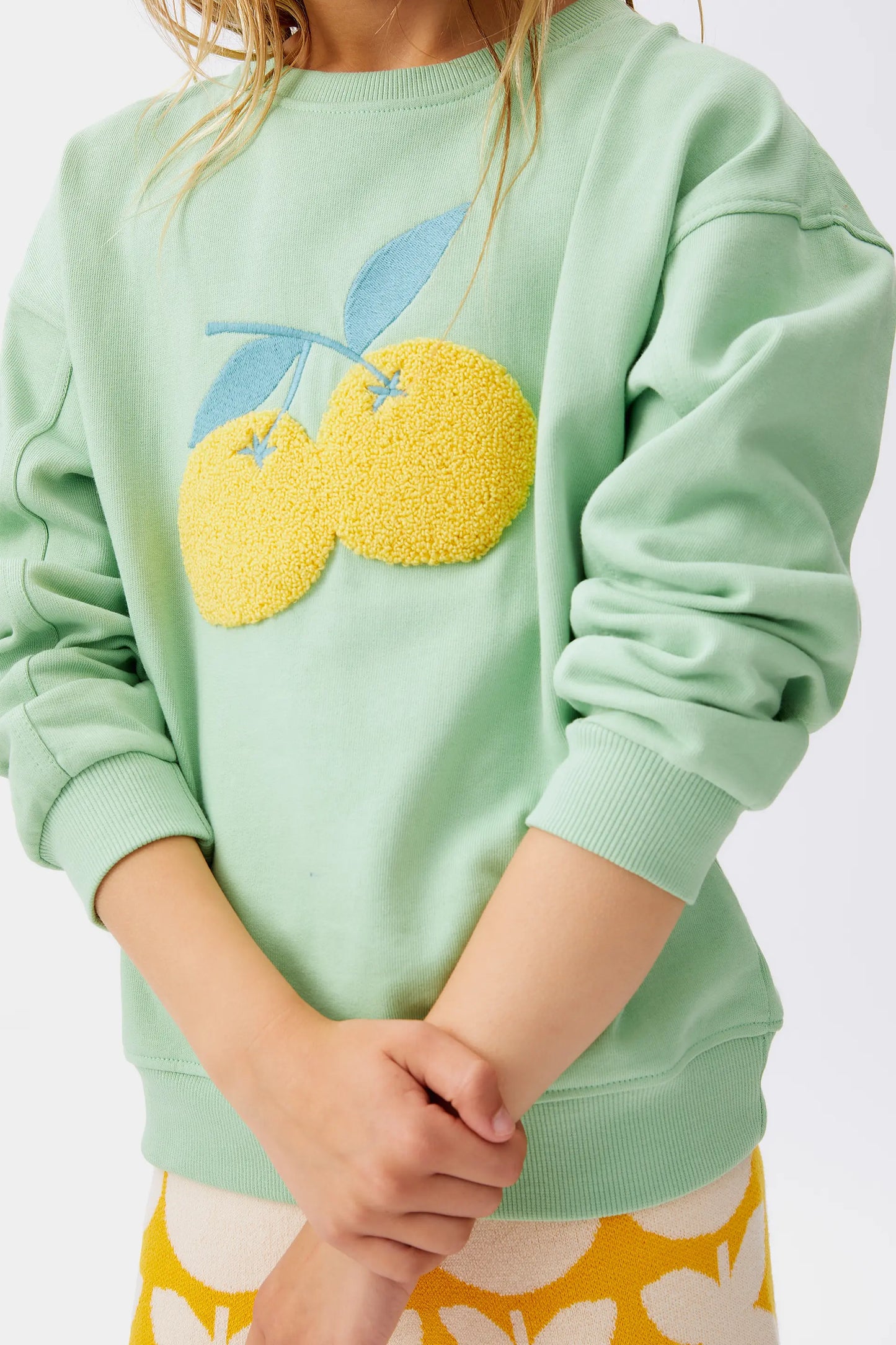 Yuzu print unisex sweatshirt
