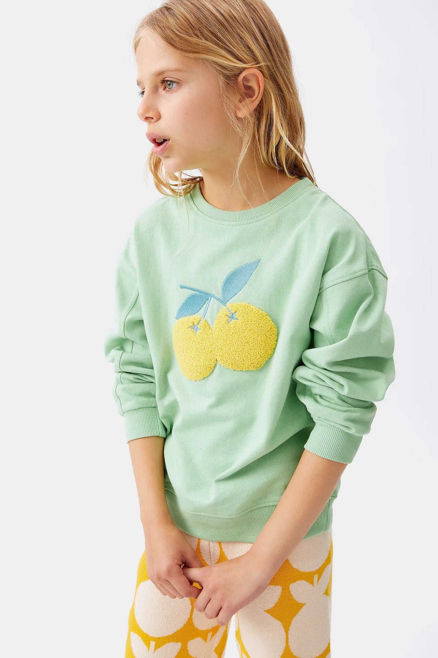 Yuzu print unisex sweatshirt