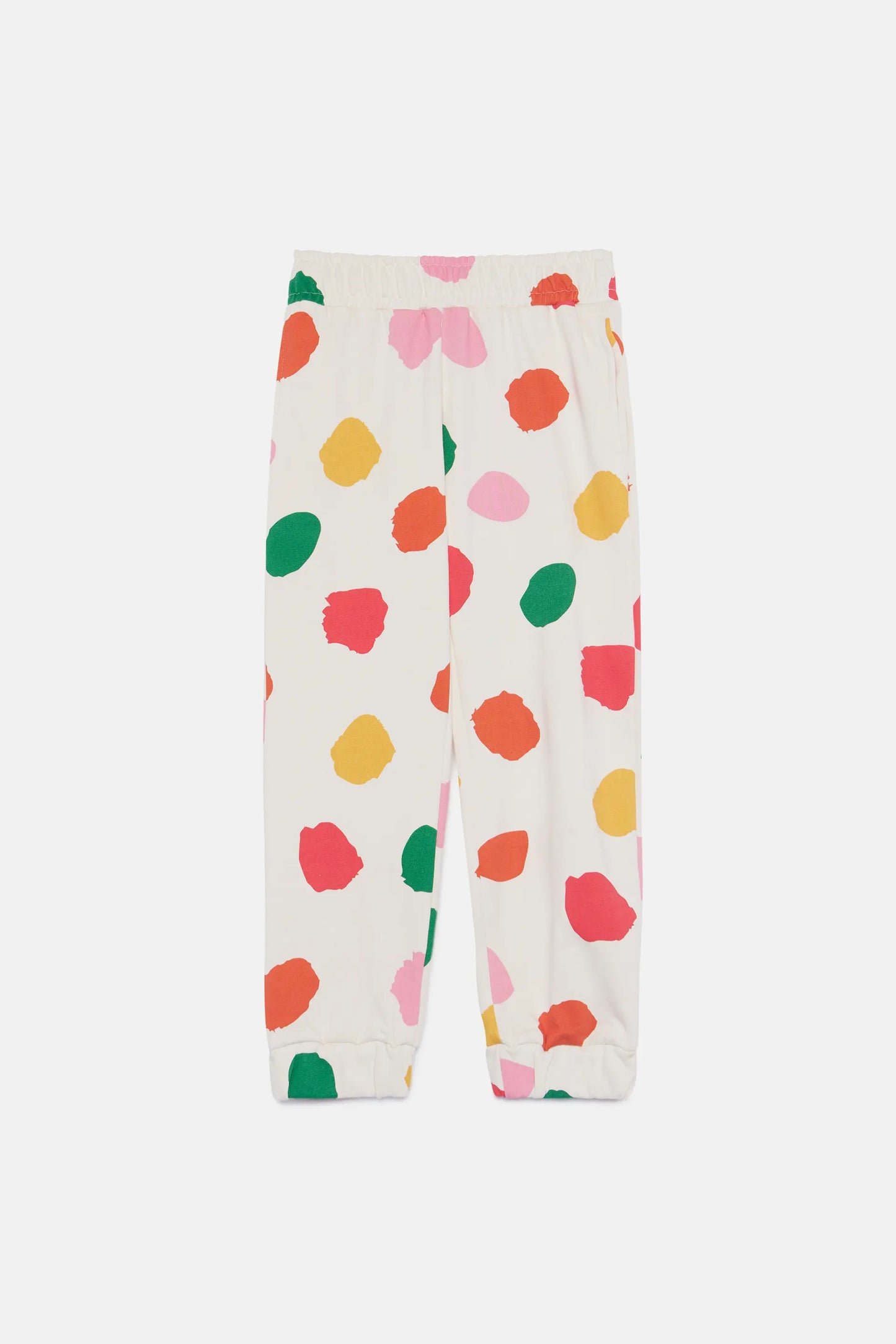 Unisex polka dot print jogger