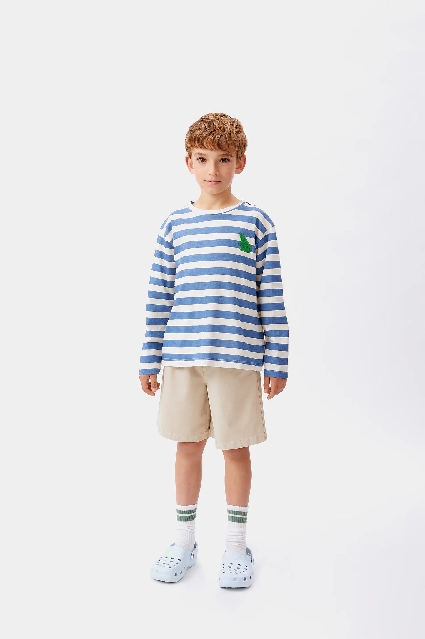Blue Striped Unisex T-shirt