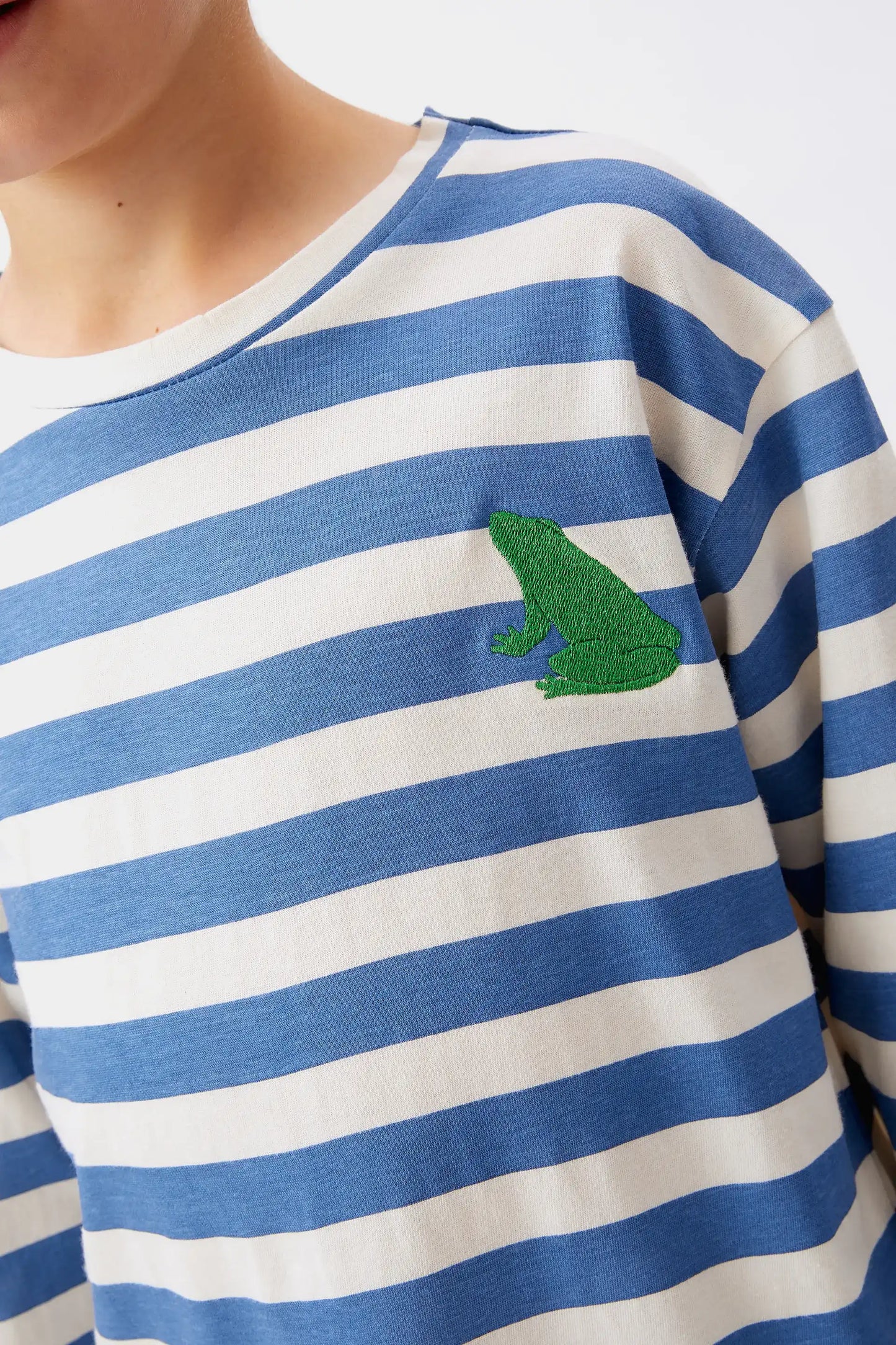 Blue Striped Unisex T-shirt
