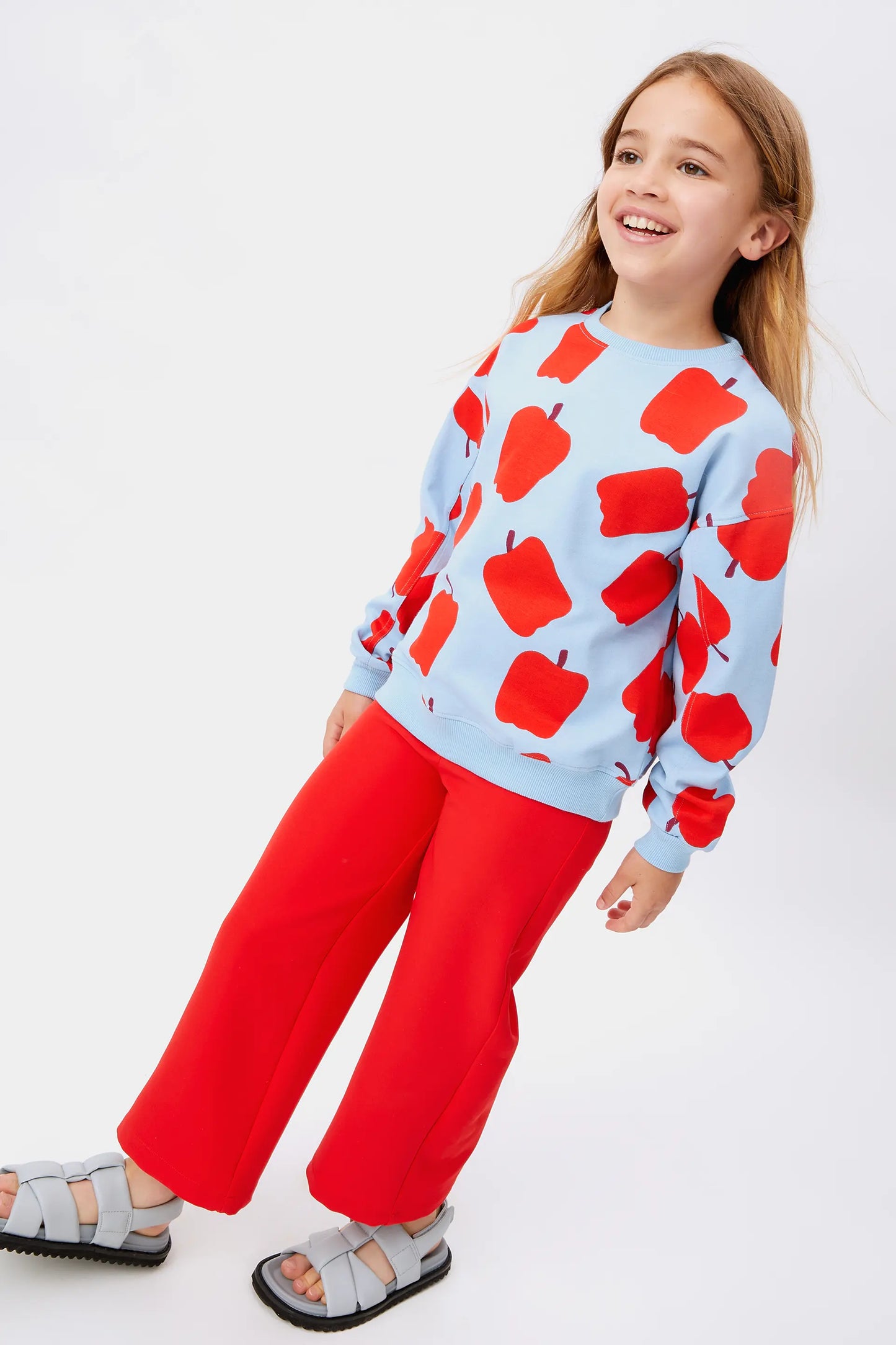 Felpa unisex con stampa peperoni
