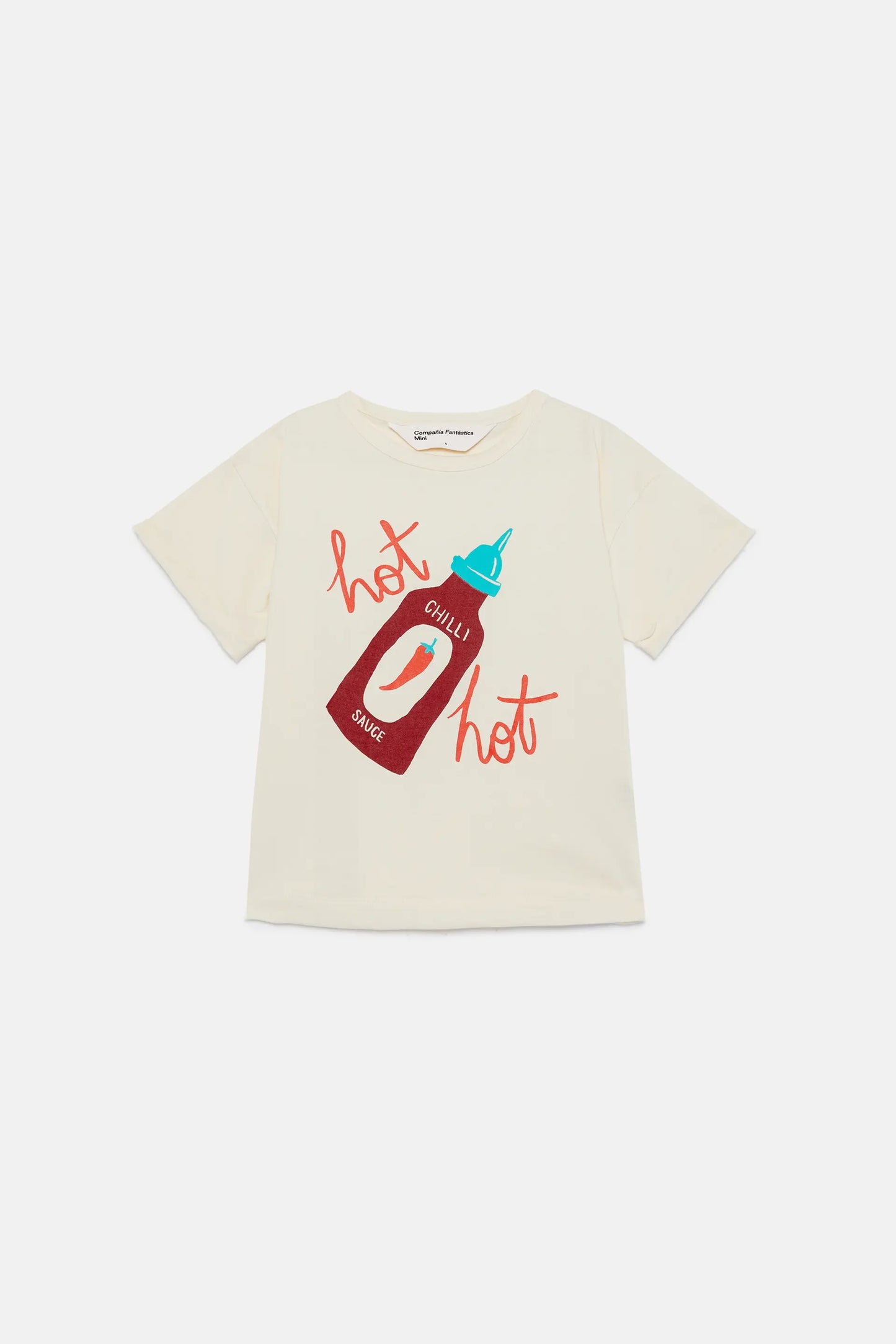 Camiseta unisex print Chilli blanca