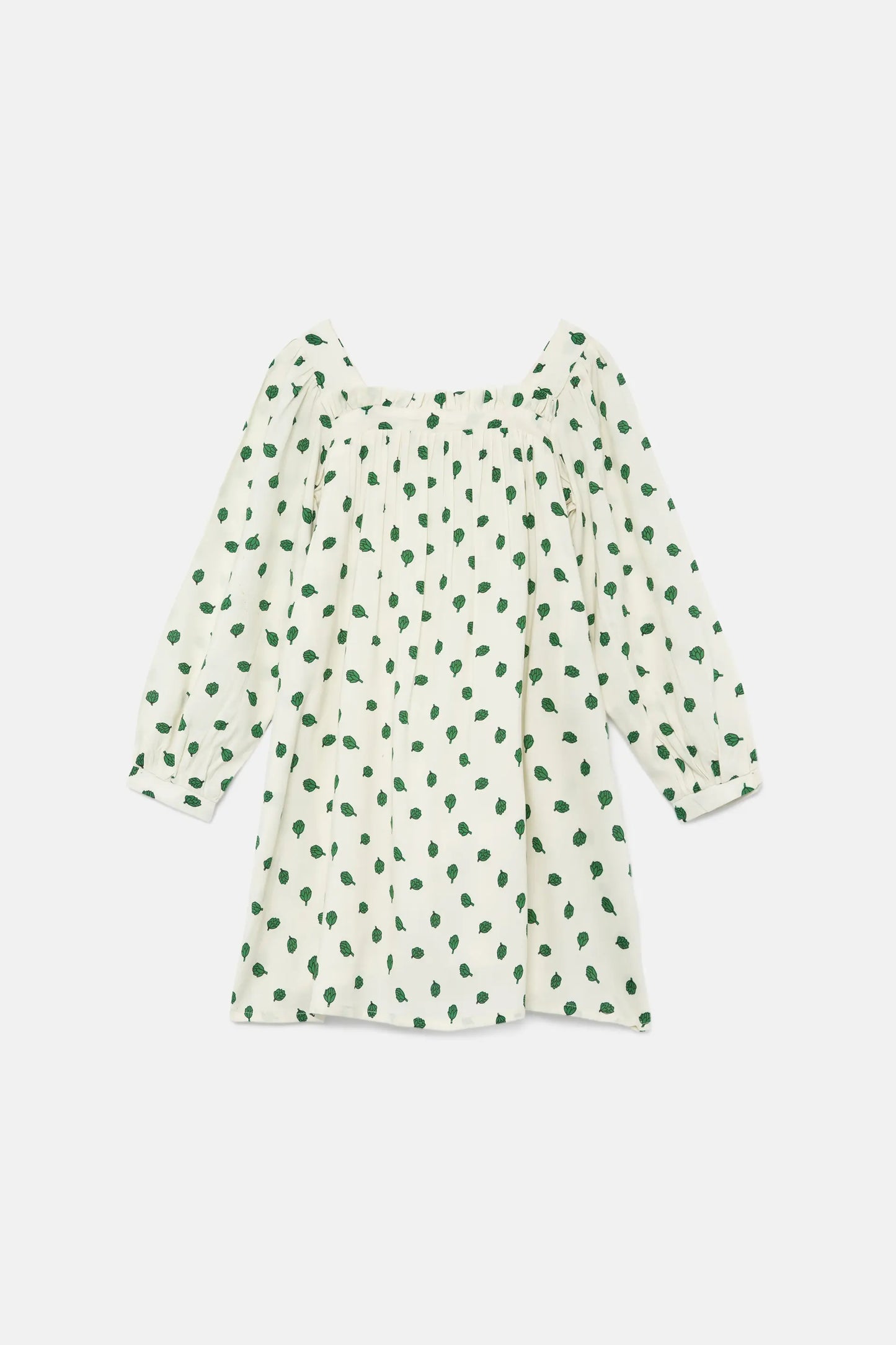 Artichoke print girl's short dress