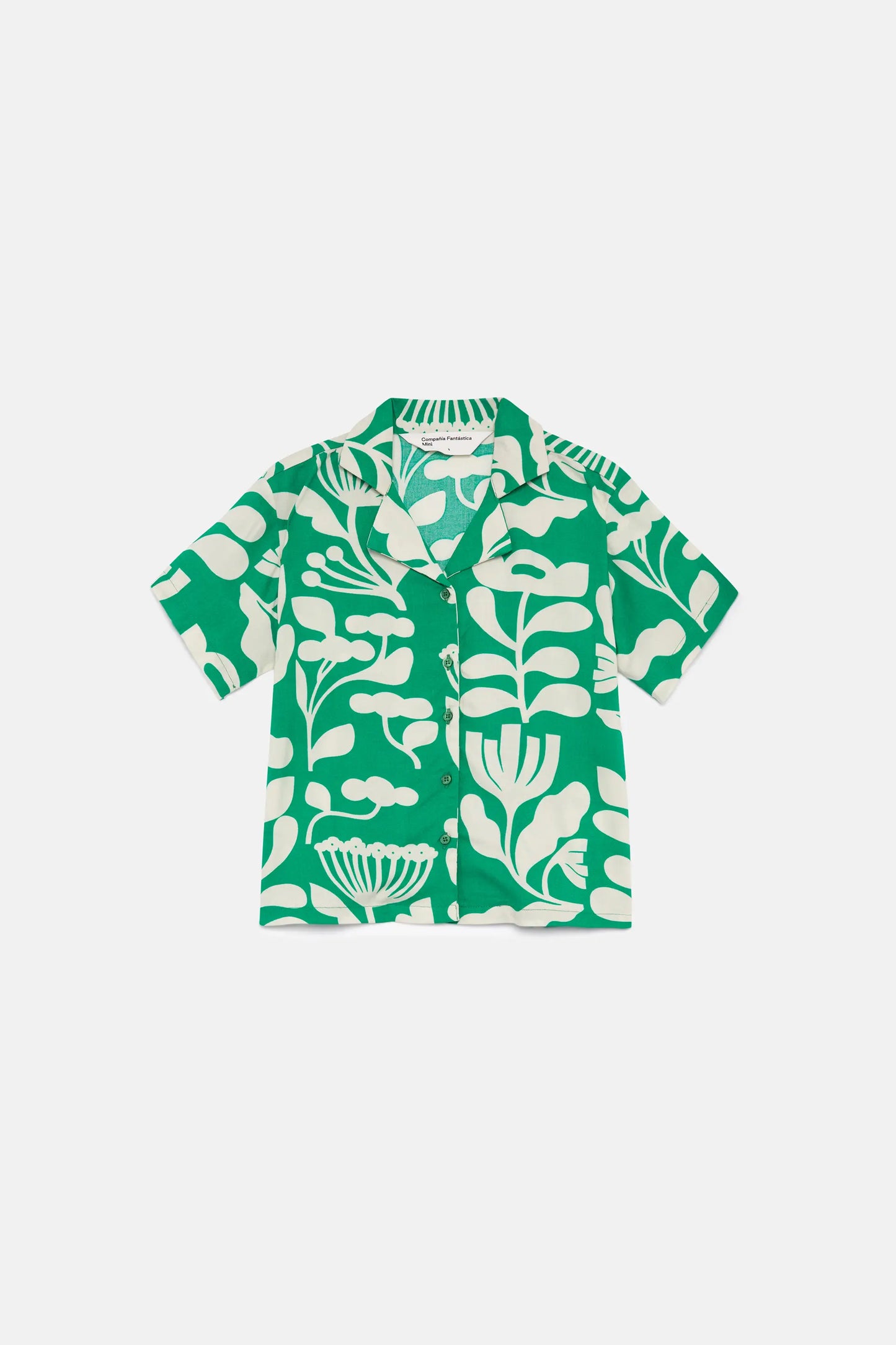 Camisa unisex floral Hortencia