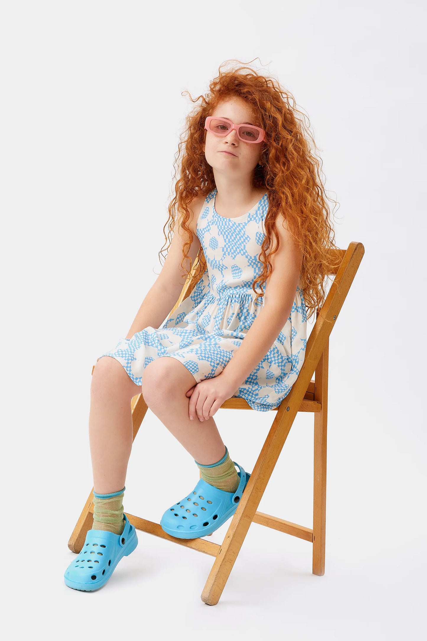 Abito corto floreale da bambina Flower Box