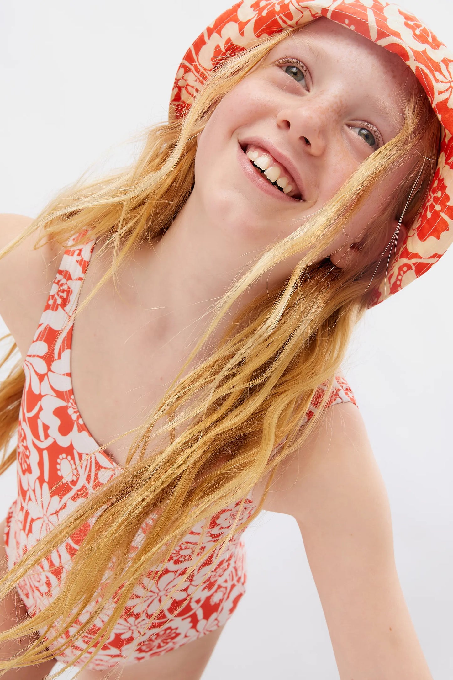 Costume da bagno floreale da bambina Beach Flower